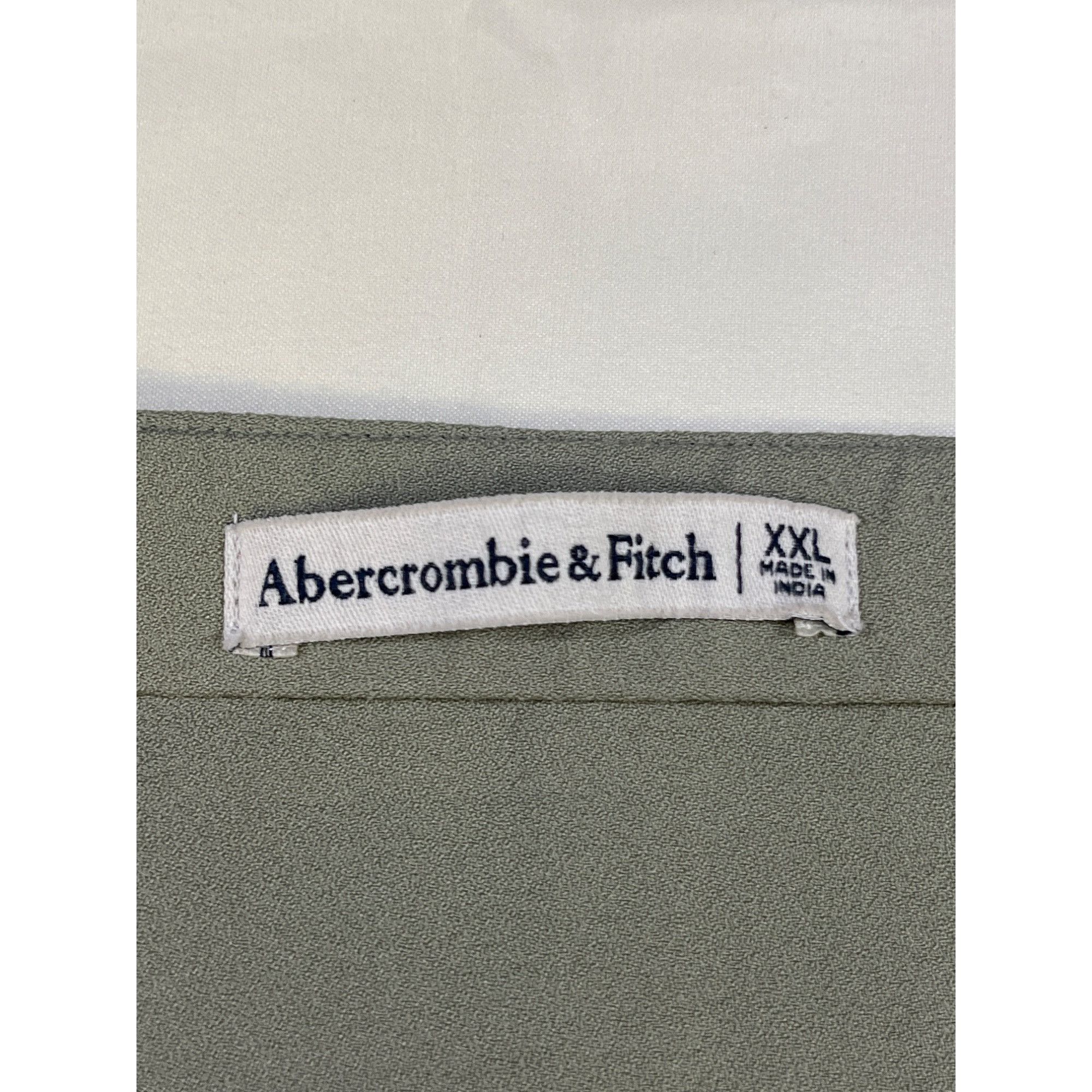 Other Abercrombie and Fitch womens sage green High-Waist Midi Skir Size 38" / US 16 / IT 52 - 3 Thumbnail
