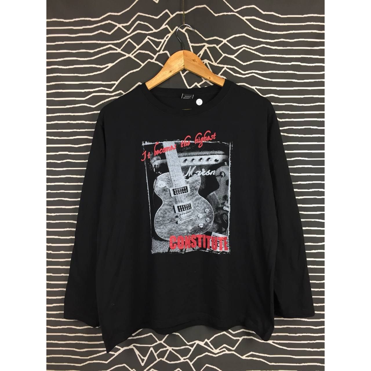 Japanese Brand ZEKY By Freesual Casual Style Guitar Graphic Long SLeeve Tee Size US L / EU 52-54 / 3 - 1 Thumbnail