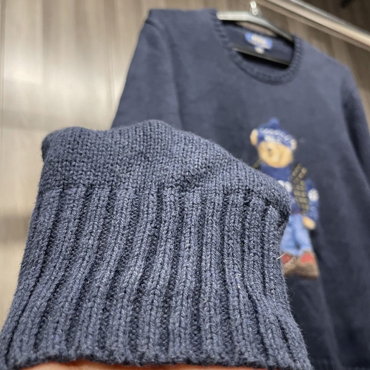 Polo Ralph Lauren Polo Ralph Lauren polo bear sweater Size US XL / EU 56 / 4 - 4 Thumbnail