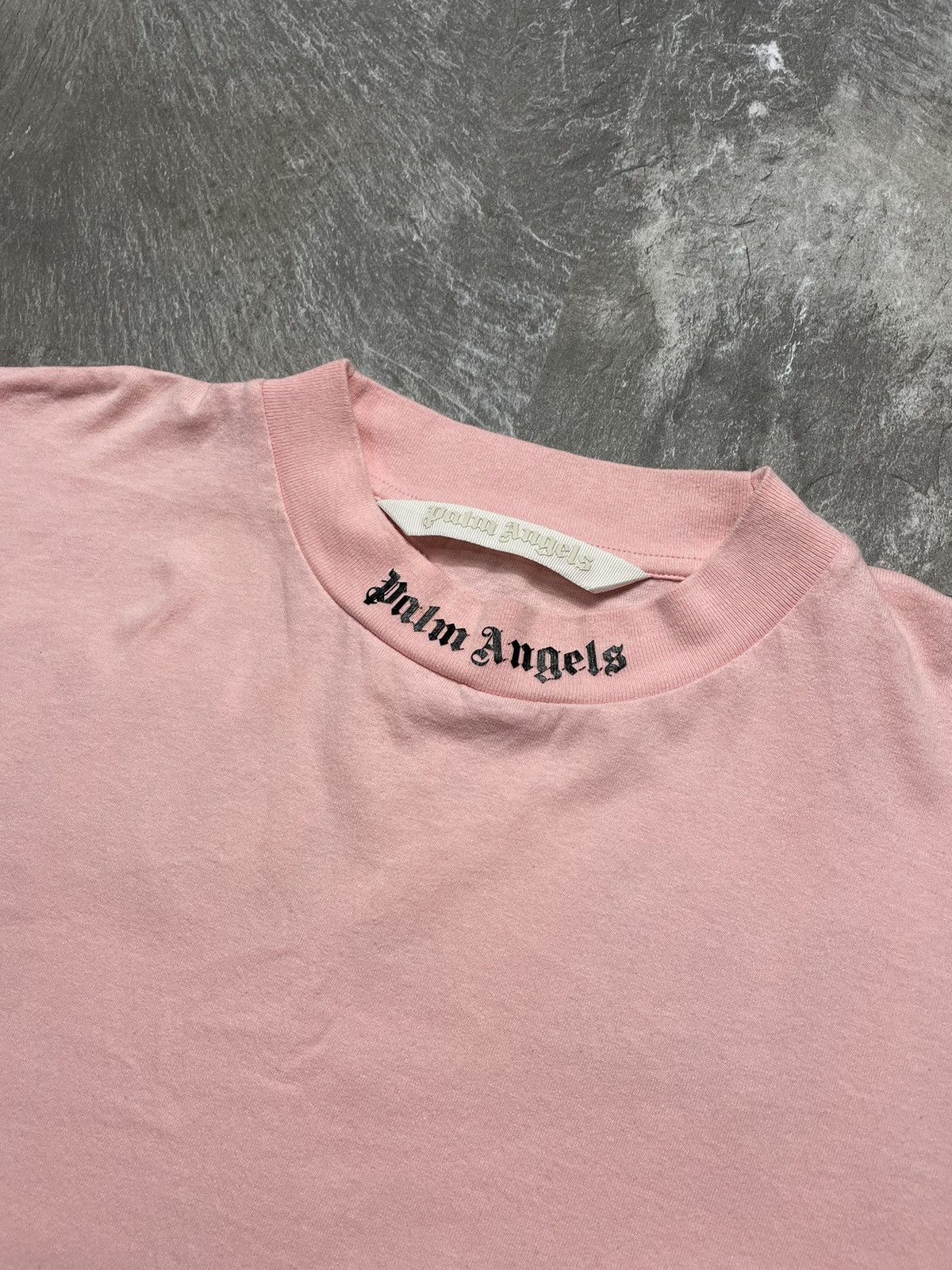 Palm Angels Palm Angels Oversize Classic Logo Pink Tee Rare Streetwear Size US XL / EU 56 / 4 - 5 Thumbnail
