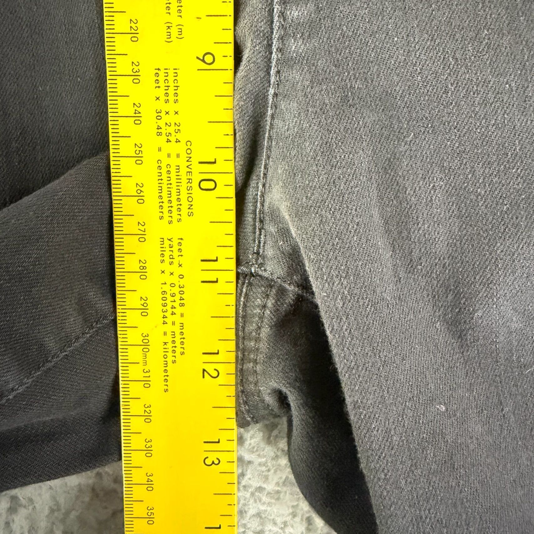 Eileen Fisher Eileen Fisher Jeans Womens Medium Black Straight Leg High-Rise Casual Stretch Size 32" / US 10 / IT 46 - 6 Thumbnail
