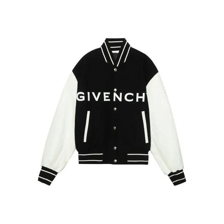 Givenchy Givenchy Logo Print Bomber Jacket for Men Size US L / EU 52-54 / 3 - 1 Thumbnail