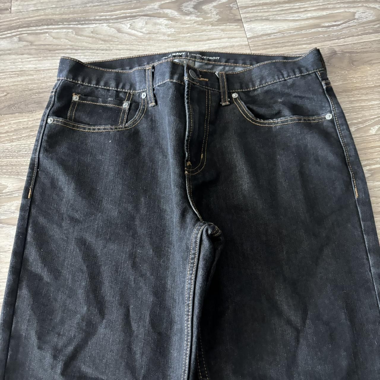 Japanese Brand Crazy Vintage Y2K/2000s Grunge Black Essential Denim Jeans! 34x29 Size US 34 / EU 50 - 5 Thumbnail