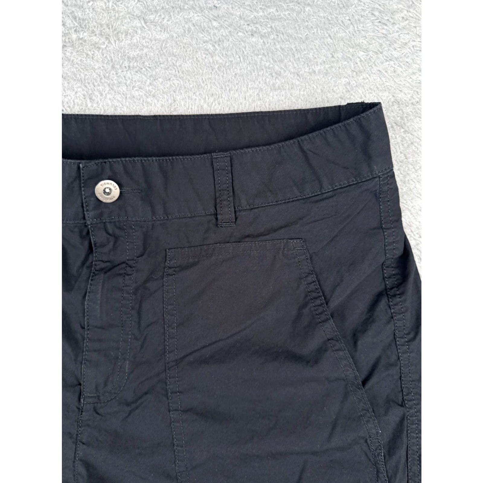 Vintage Columbia Shorts Women 10 Black Holly Hideaway Washed Out 100% Cotton 32x5 Size 32" / US 10 / IT 46 - 5 Thumbnail