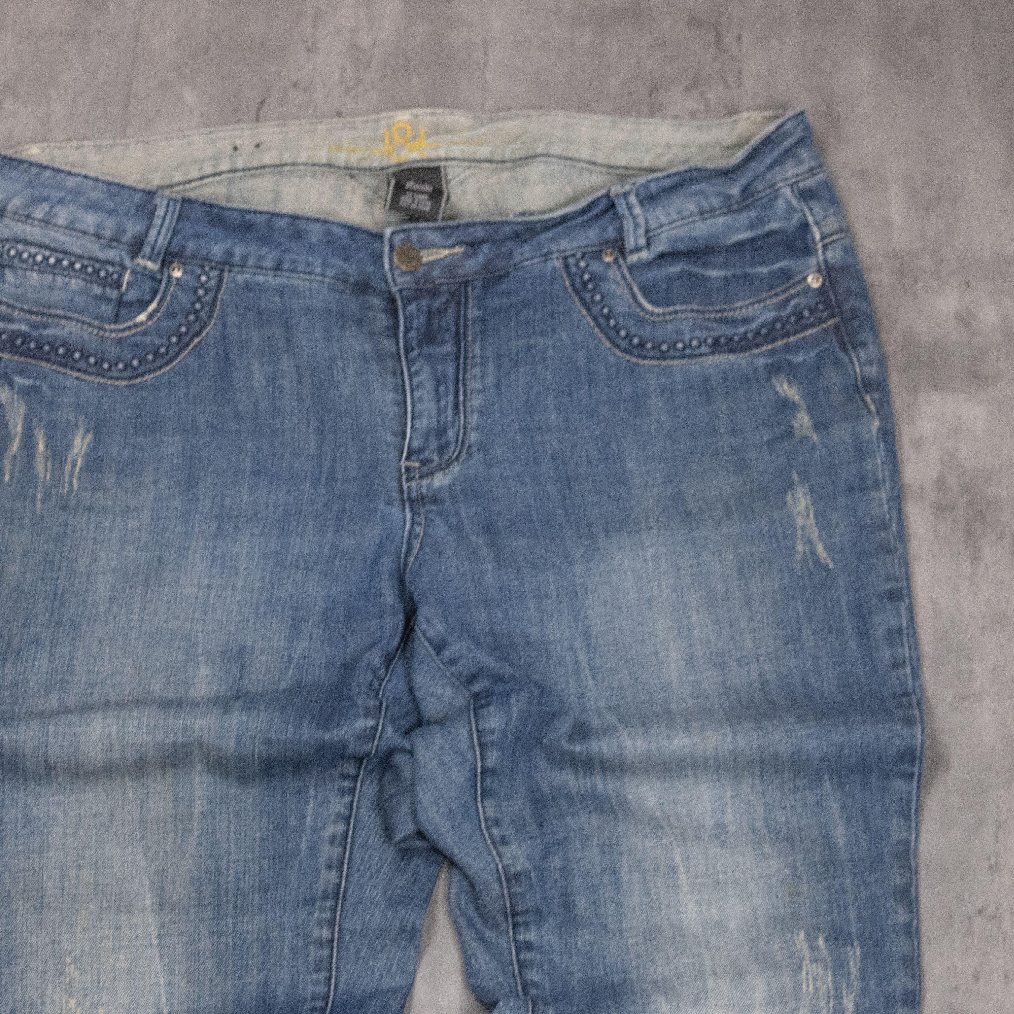 True Religion VTG Y2K Love & Legend Bootcut Low Rise Denim Jeans Size US 40 / EU 56 - 7 Thumbnail
