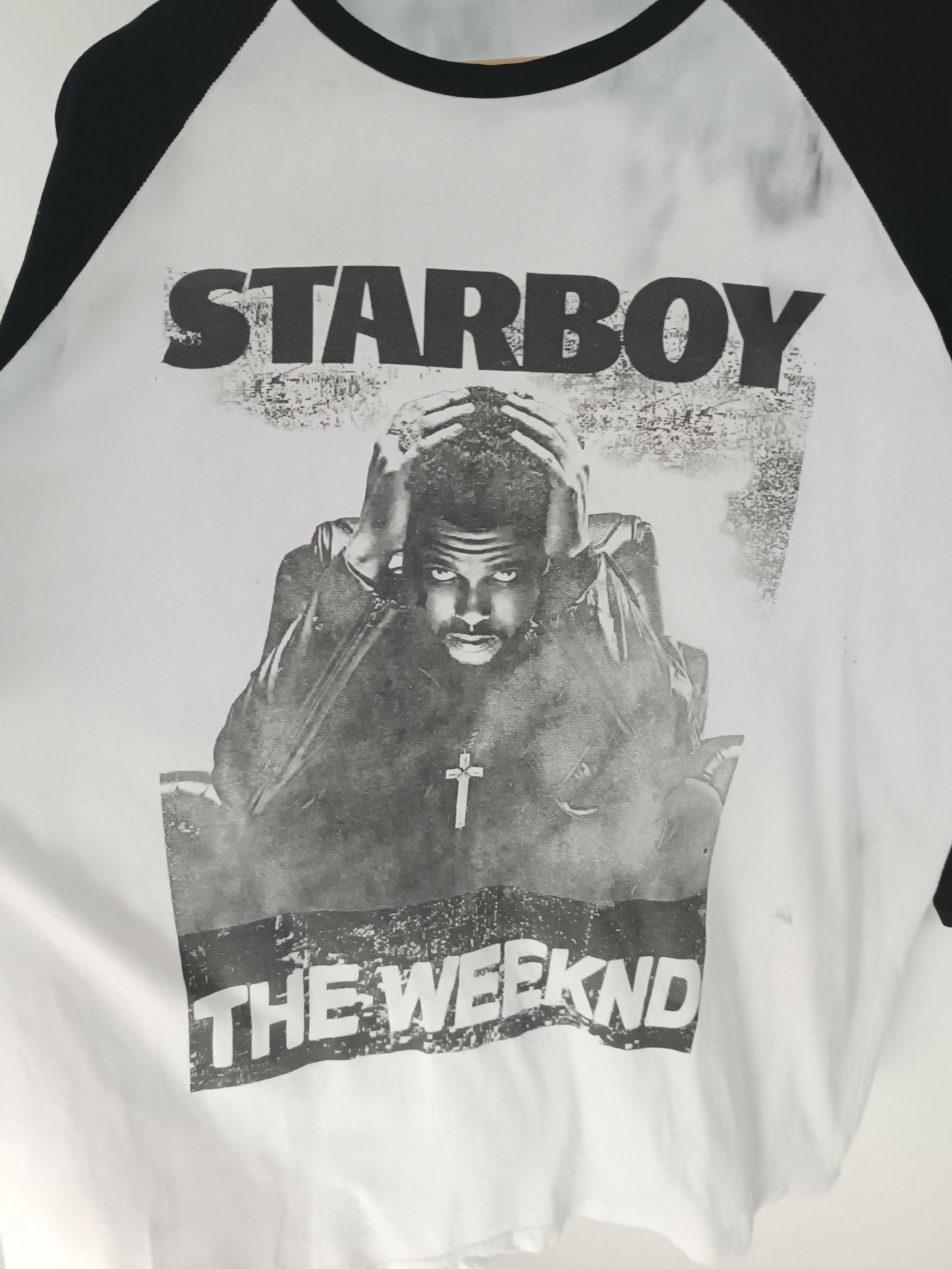 Rap Tees TRASHED THE WEEKND 3Q TEE RAP TEES HIP HOP SELENA BIEBER Size US XL / EU 56 / 4 - 10 Thumbnail