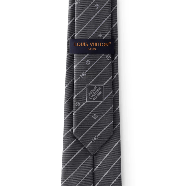 Louis Vuitton Monogram Pinstripes Tie - 148 x 7 cm Size ONE SIZE - 3 Thumbnail