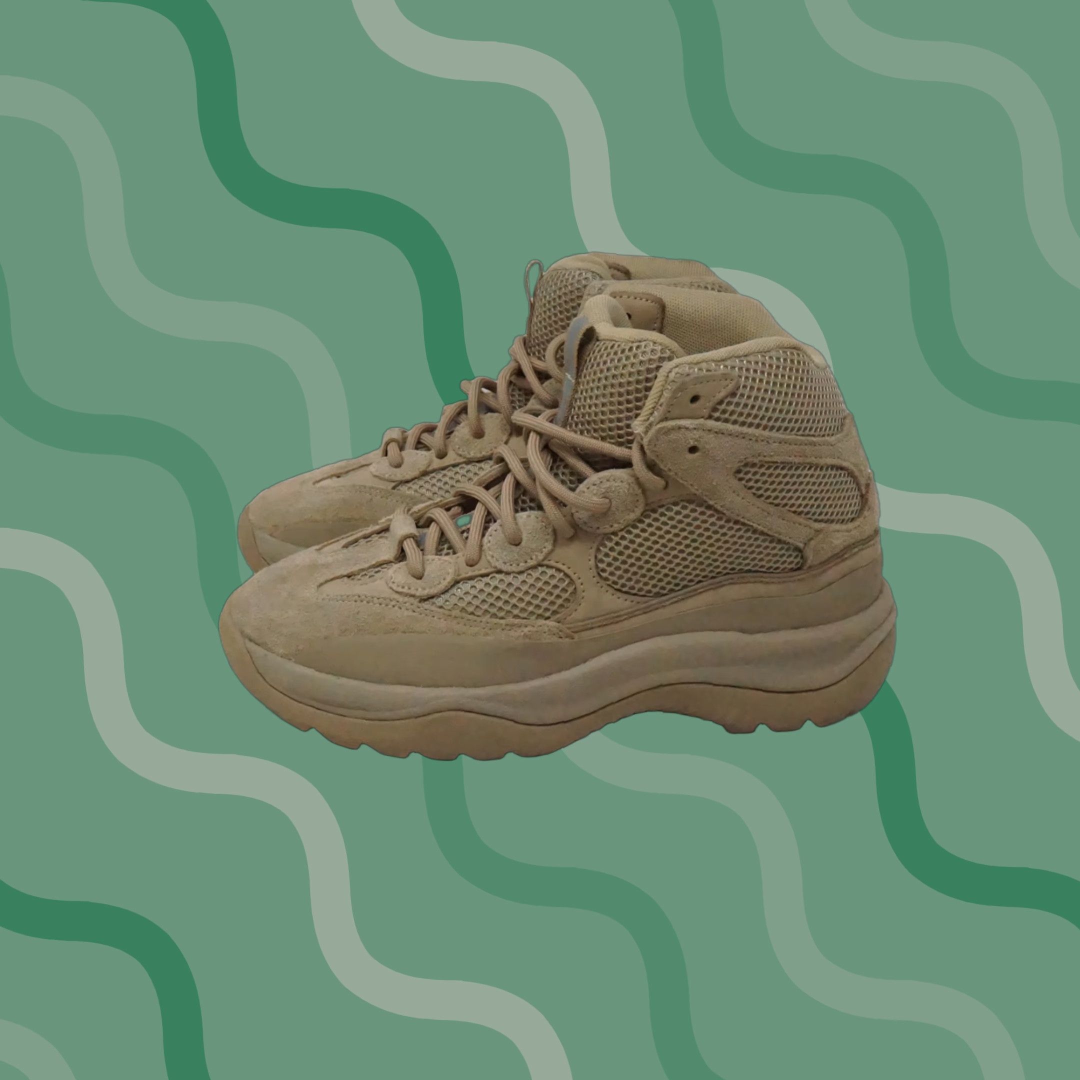 Adidas Yeezy Desert Boot Rock EG6462 Men Sneaker 7.5 Rock 40 2/3 EG6462 Mens Rock Adidas Yeezy Desert Boot 7.5 EG6462