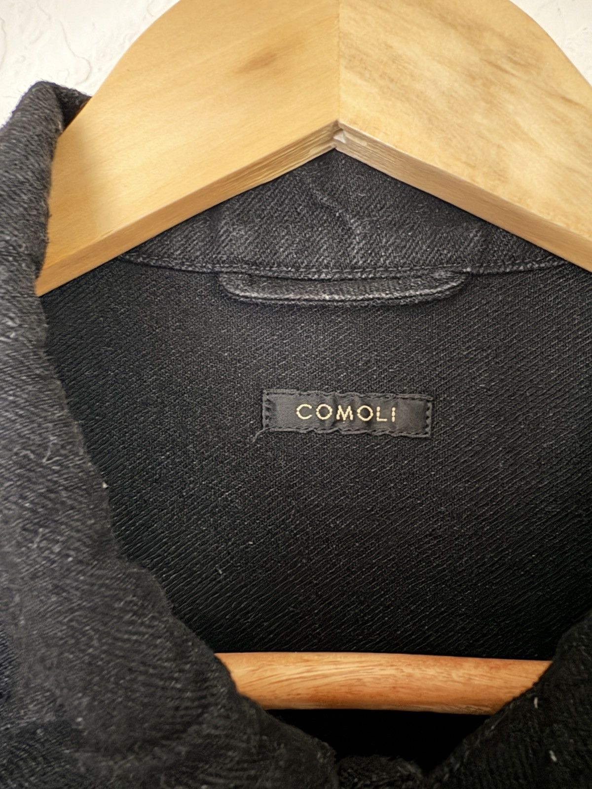 Comoli Comoli Black Denim 1’st Jacket Size US L / EU 52-54 / 3 - 2 Thumbnail