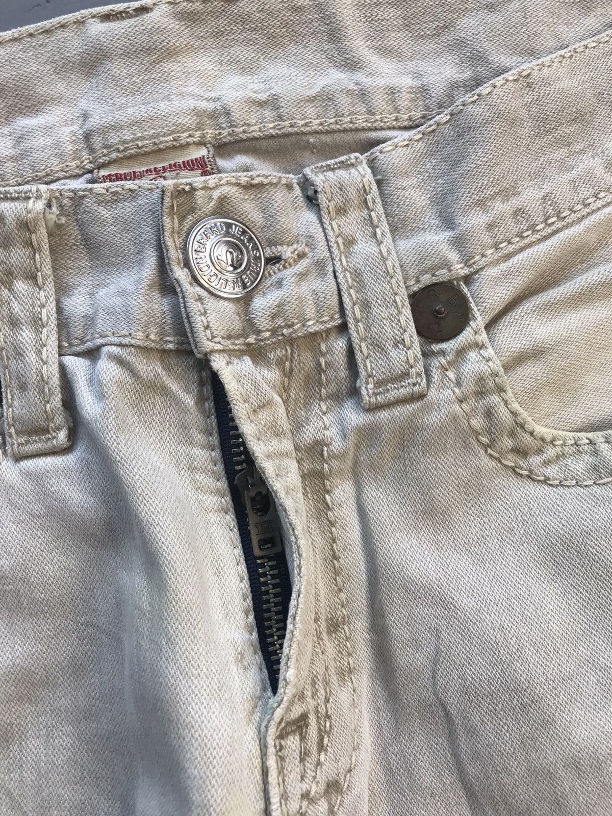 True Religion × Vintage Vintage true religion distressed bootcut denim Size US 34 / EU 50 - 6 Thumbnail