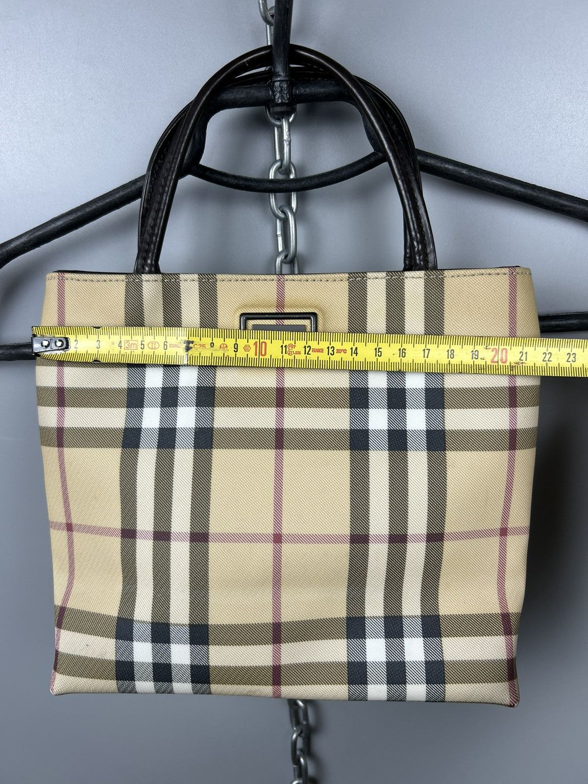 Burberry Burberry Nova Check Tote Bag Burberry London Size ONE SIZE - 3 Thumbnail