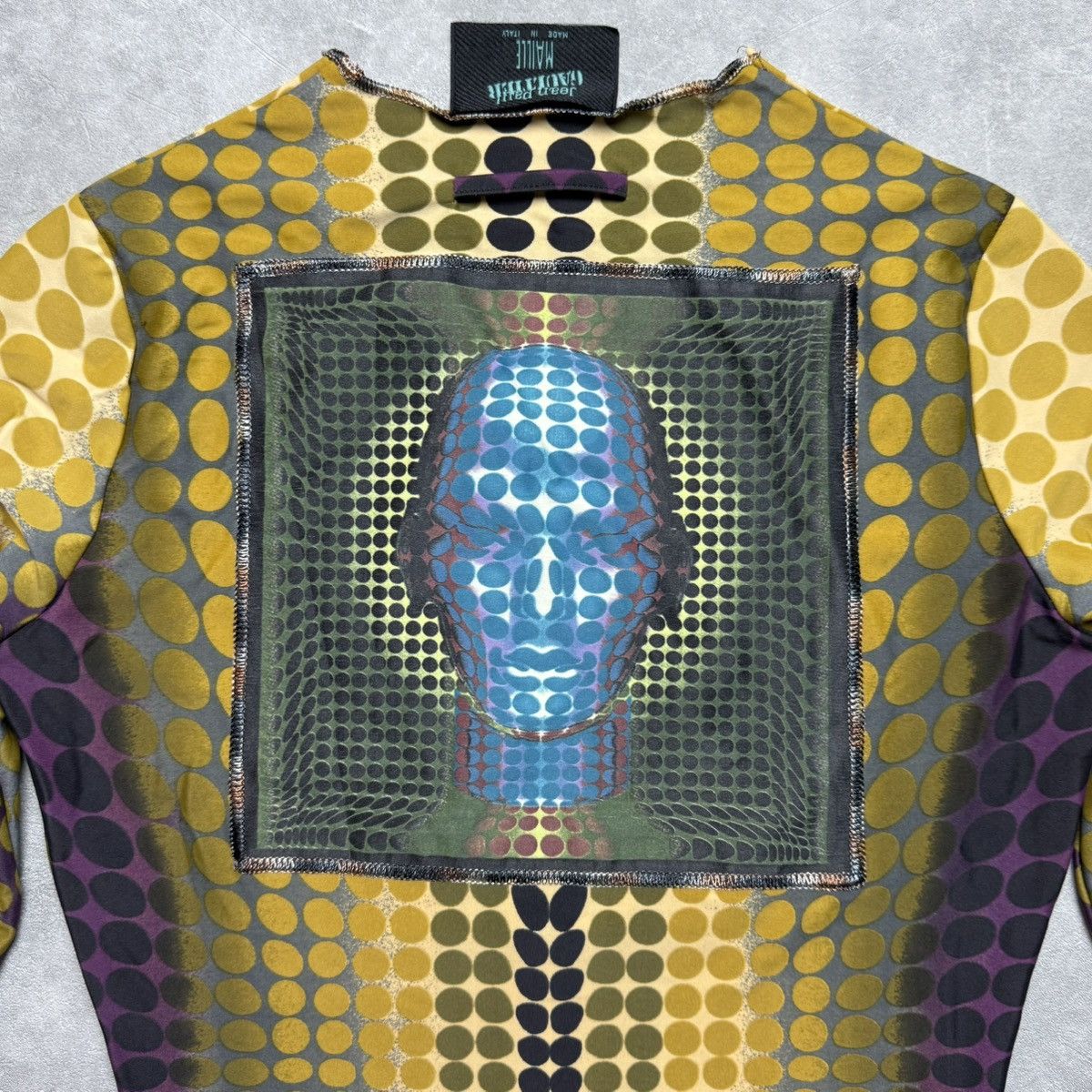 Vintage 1995 Jean Paul Gaultier Cyber Dot Mesh Top
