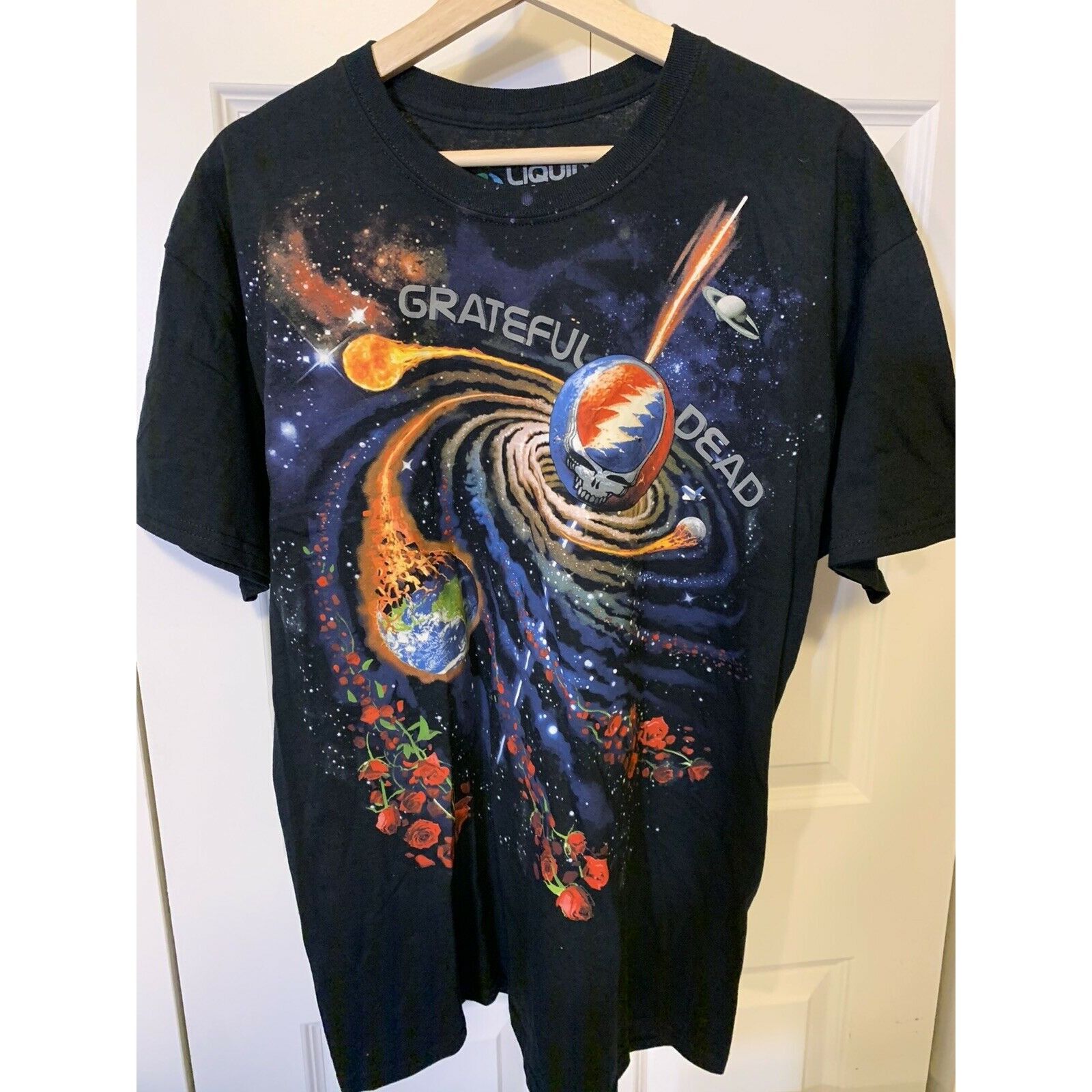 Liquid Blue Liquid Blue Grateful Dead Sz L T-shirt Flaming Meteors And R Size US L / EU 52-54 / 3 - 3 Thumbnail