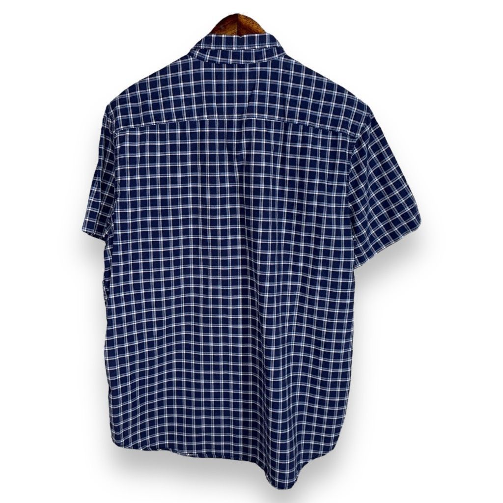 Polo Ralph Lauren Polo Ralph Lauren Navy Blue S/S Oxford Button Down Shirt L Size US L / EU 52-54 / 3 - 9 Thumbnail