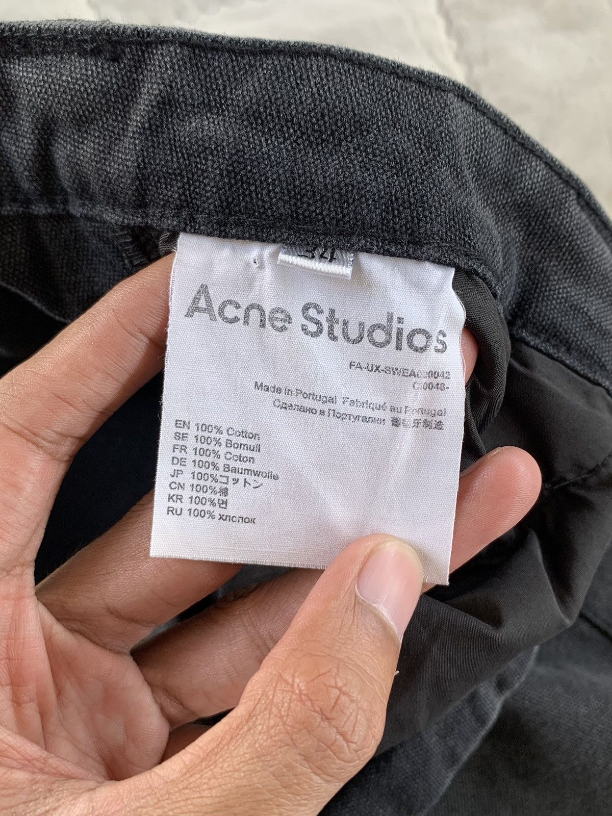 Acne Studios Acne Studios Wide Leg Cargo Trousers Size 34" / US 12 / IT 48 - 11 Thumbnail