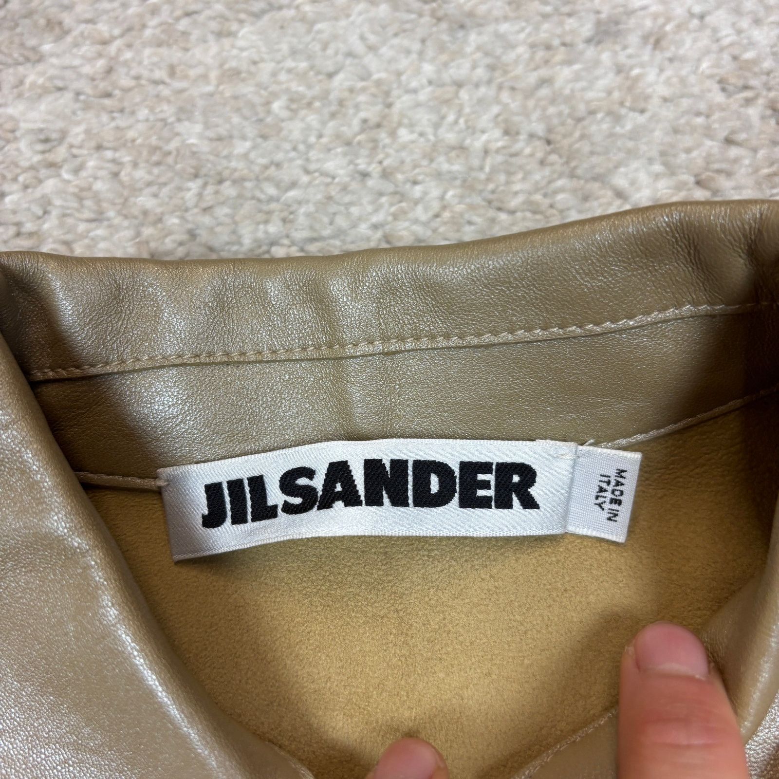 Jil Sander Jil Sander Raf Simons Leather Jacket Women's 36 Minimalist Size XS / US 0-2 / IT 36-38 - 4 Thumbnail