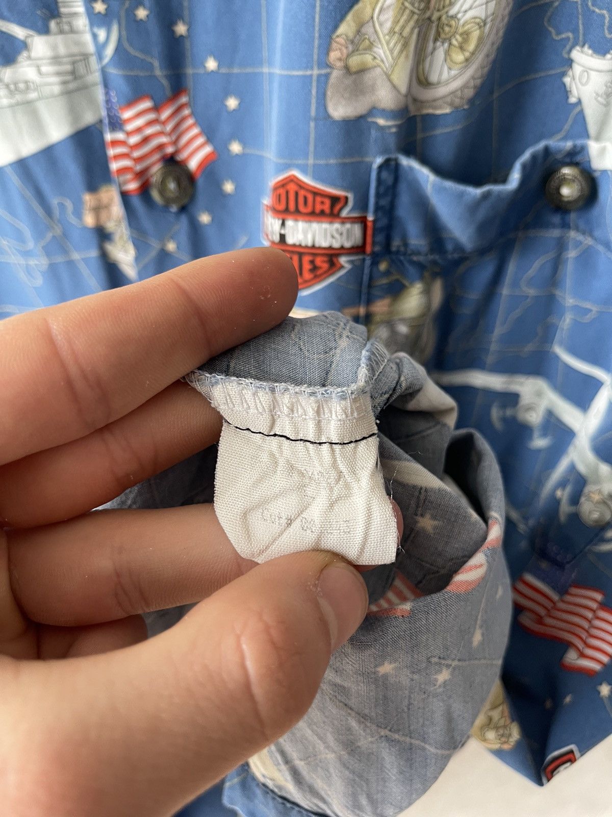 Harley Davidson 90s Harley Davidson Moto Tori Richard Hawaiian Shirt USA Size US L / EU 52-54 / 3 - 10 Thumbnail
