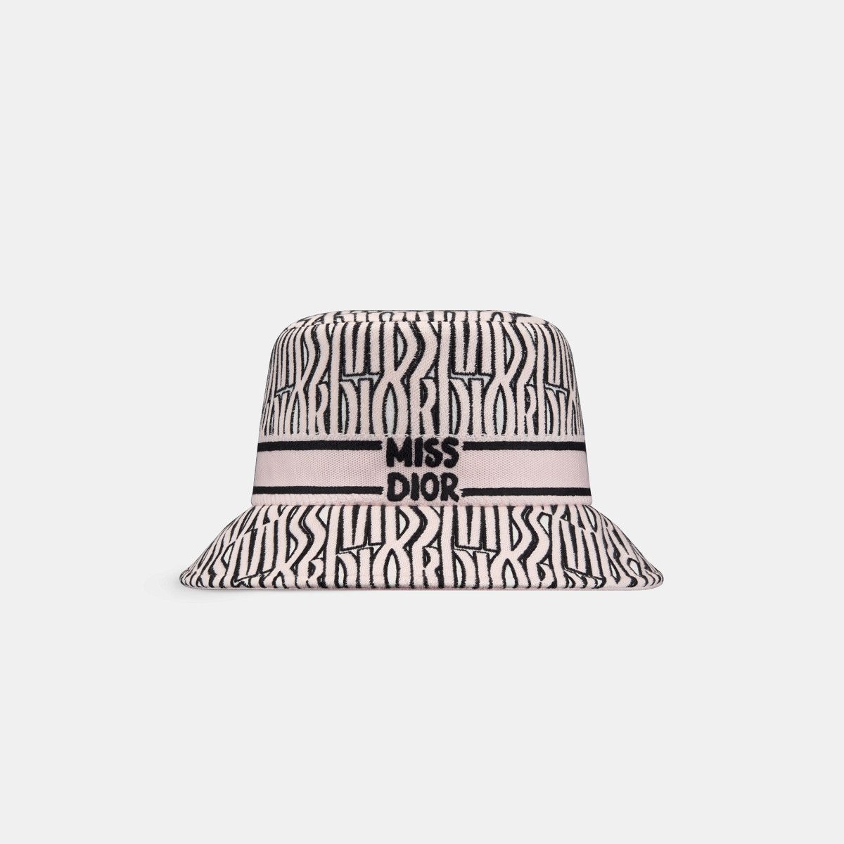 Dior o1bcso1str0226 Size:OS/Small Brim Bucket Hat in White/Pink Size ONE SIZE - 2 Thumbnail