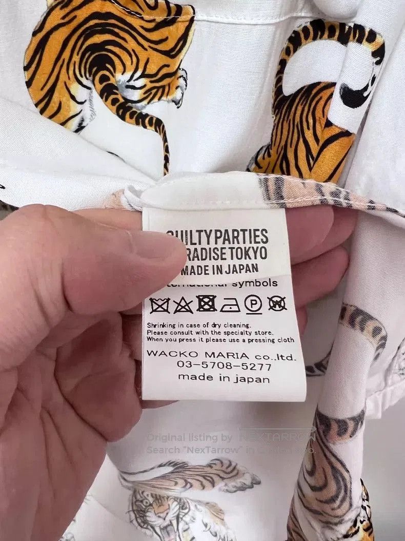 Wacko Maria WACKO MARIA Tiger Print Short Sleeve Shirt Size US L / EU 52-54 / 3 - 3 Thumbnail