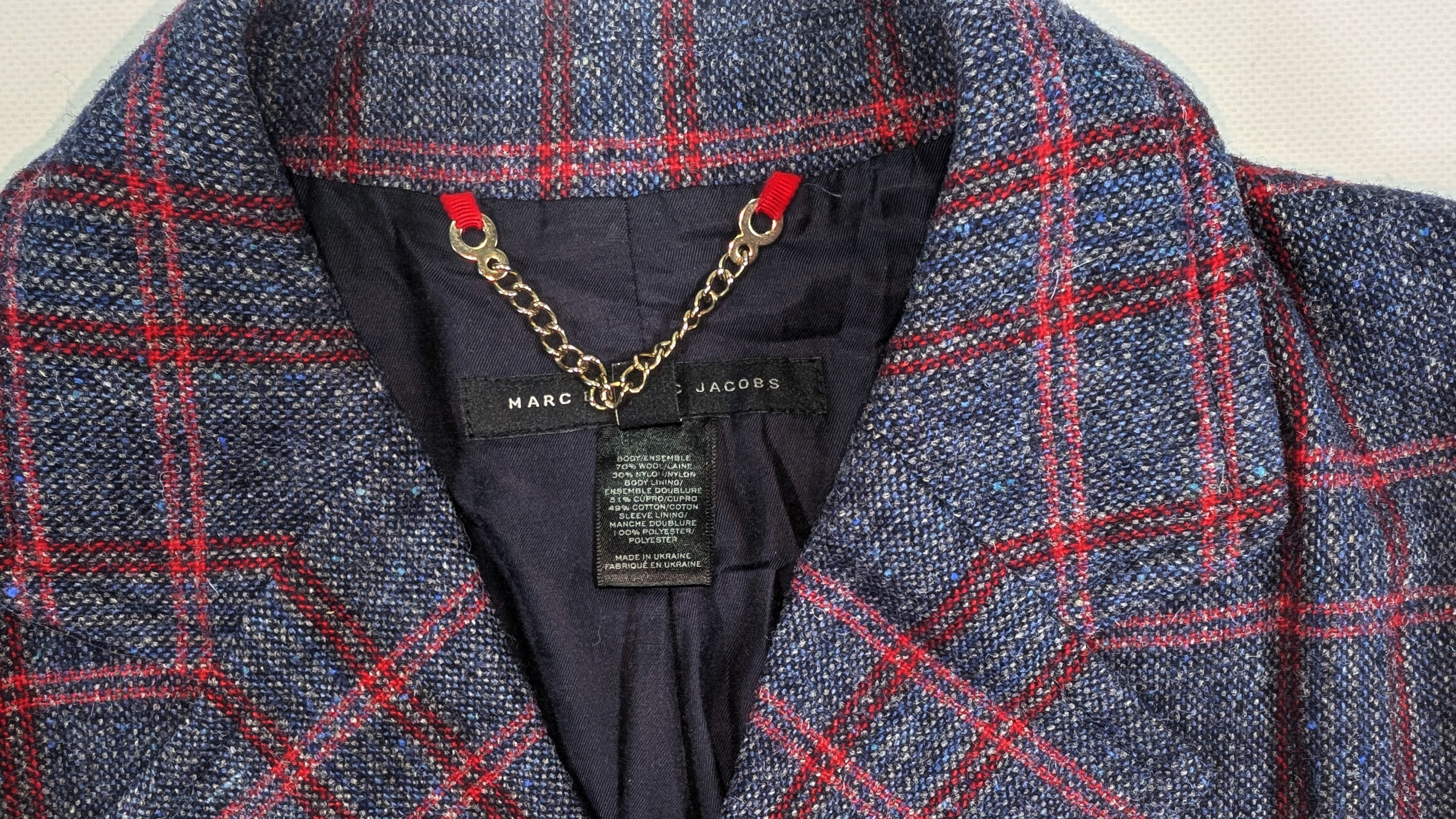 Marc by Marc Jacobs Marc by Marc Jacobs Double Breasted Wool Checkered Suit Size S / US 4 / IT 40 - 5 Thumbnail