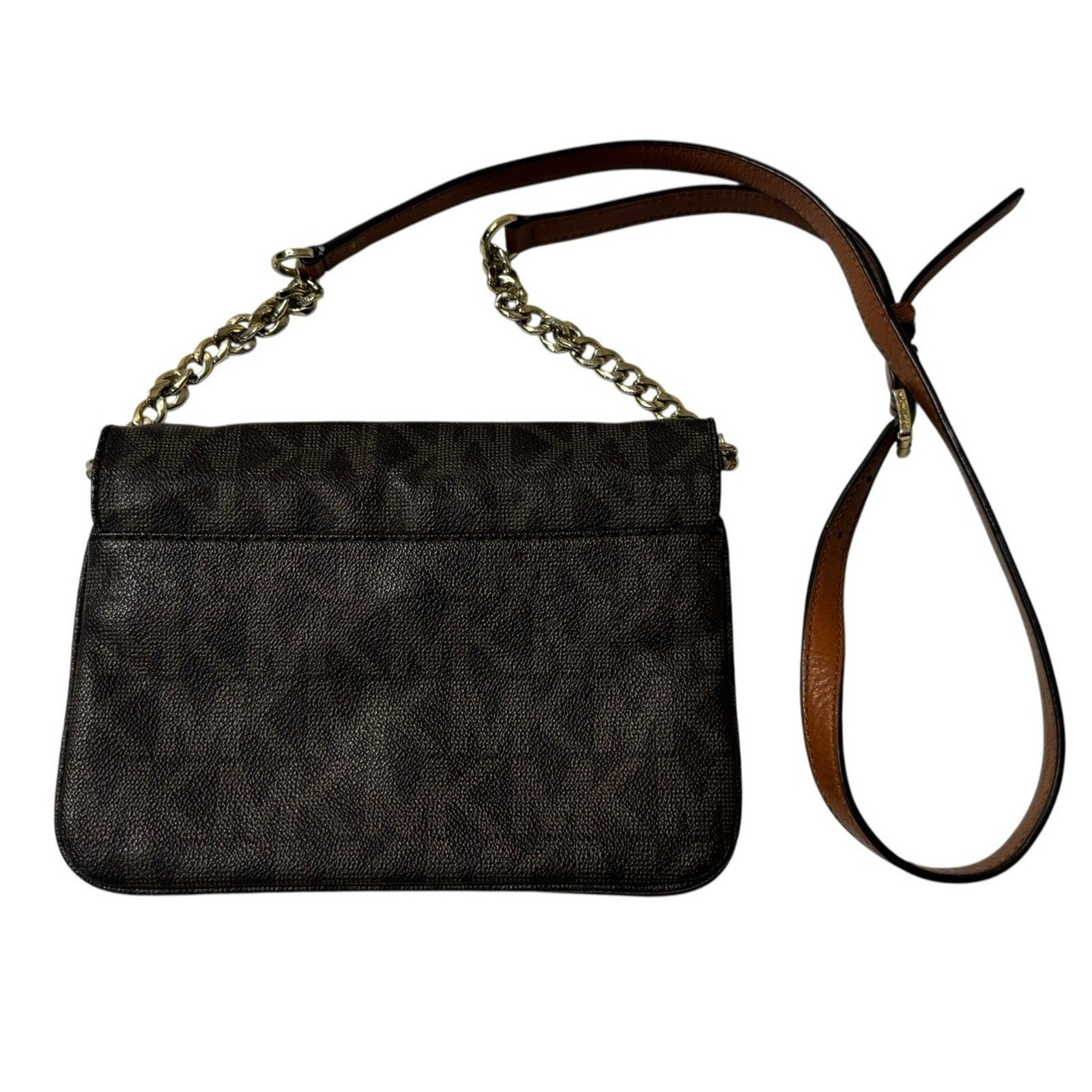 Michael Kors MICHAEL KORS Fulton Flap Gusset Crossbody Bag Purse RARE Size ONE SIZE - 5 Thumbnail