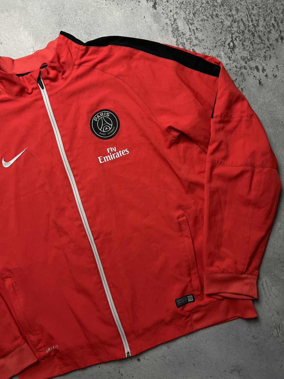 Nike Nike PSG Vintage Zipper Jacket swoosh logo y2k Zip-Up rare Size US XL / EU 56 / 4 - 5 Thumbnail