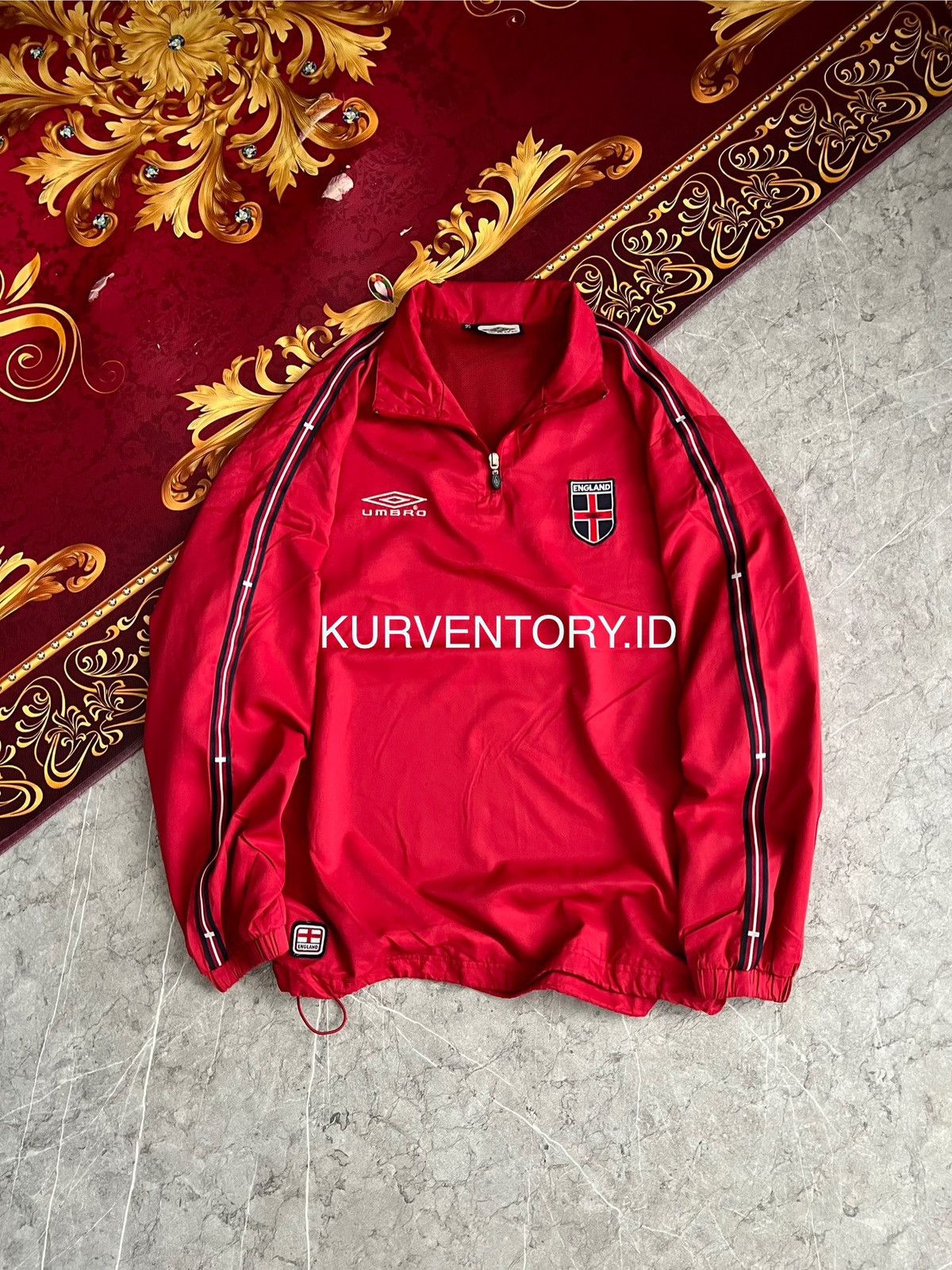 Umbro Umbro Half-zip Jacket Logo 00s | Grailed