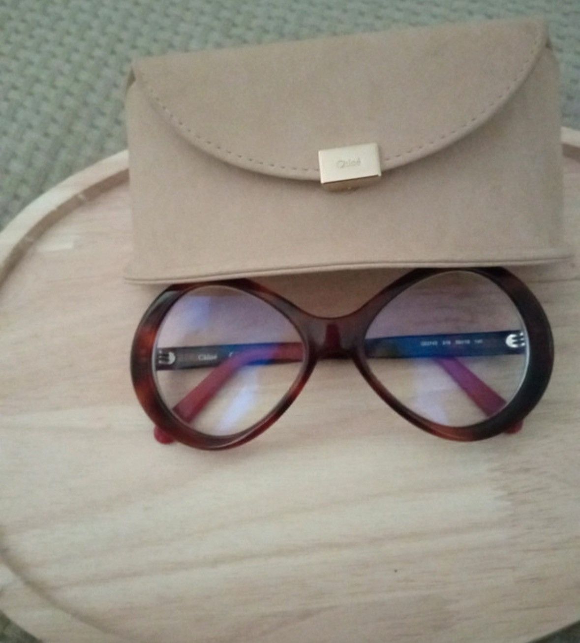 Chloe Chloé Eyeglasses – Gold & Tortoiseshell – Excellent Cond Size ONE SIZE - 5 Thumbnail