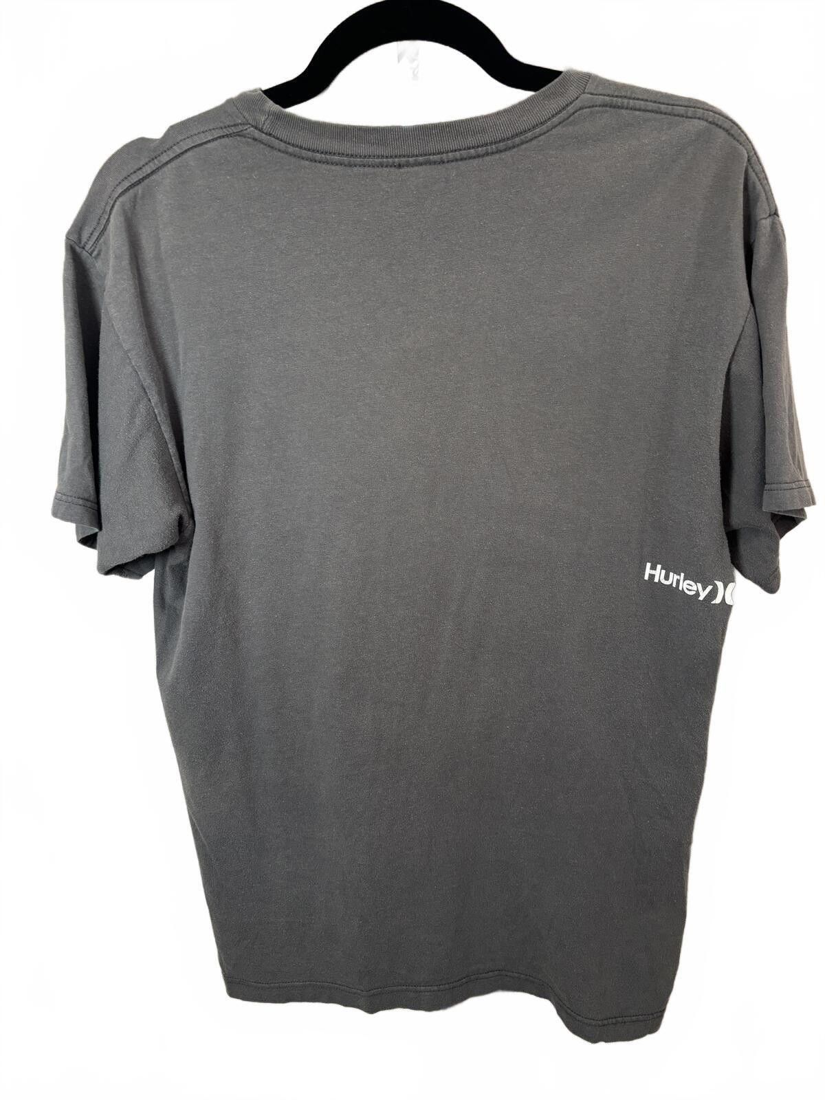 Hurley Hurley Graphic Tee Size M Gray Surf Skate Logo Tee Size ONE SIZE - 5 Thumbnail