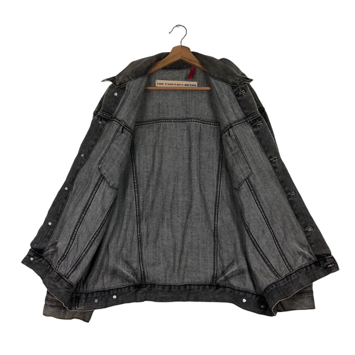 Japanese Brand Vintage Chore Denim Jacket Trucker The Fabulous IsseyMiyake Size US L / EU 52-54 / 3 - 14 Thumbnail