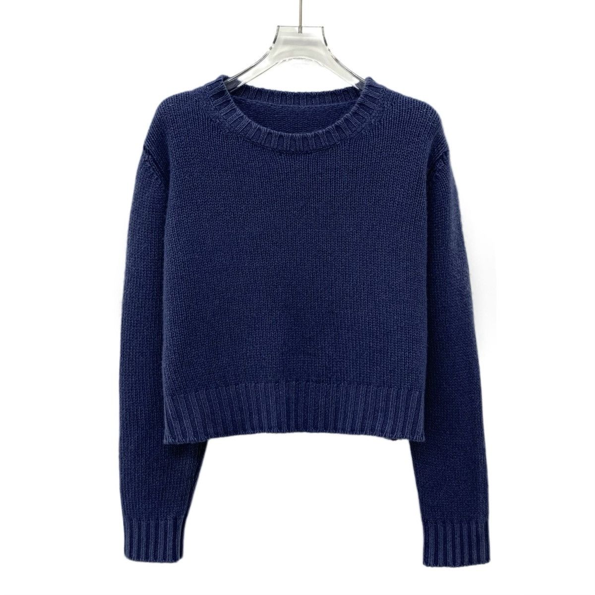Dior Dior Dark Blue Cashmere Long Sleeve Knit Sweater K26WX Size XS / US 0-2 / IT 36-38 - 1 Thumbnail