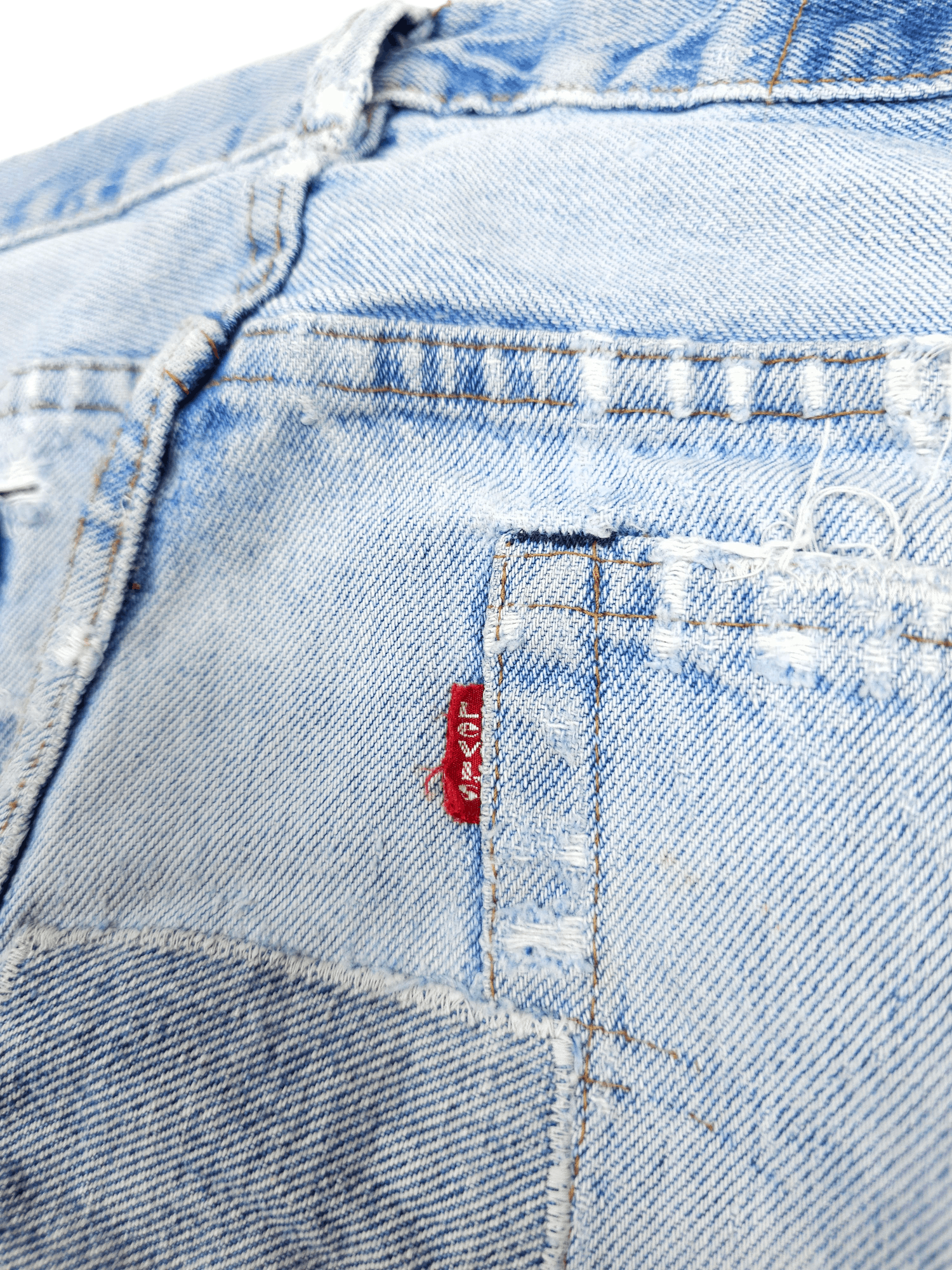 Japanese Brand × Levi's 💎 Size 36/30 Patchwork Baggy 80's Levi's 503 Jeans 501 Size US 36 / EU 52 - 15 Thumbnail