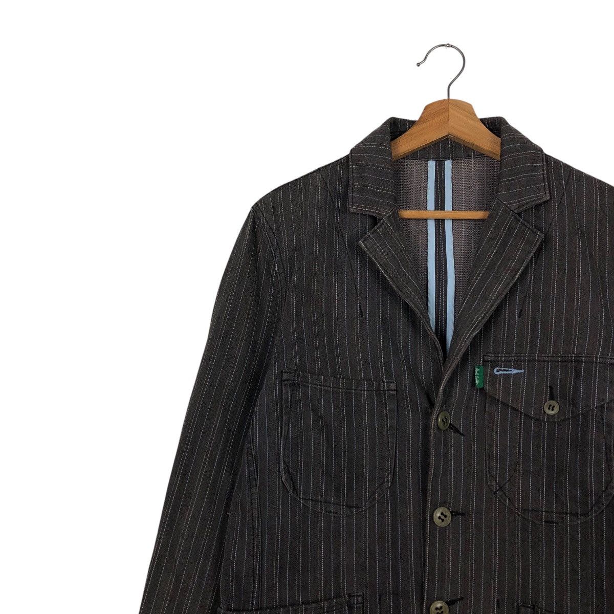 Japanese Brand × Vintage 📌Vintage Hickory Chore Jacket Paul Smith Jeand Issey Miyake Size US M / EU 48-50 / 2 - 8 Thumbnail