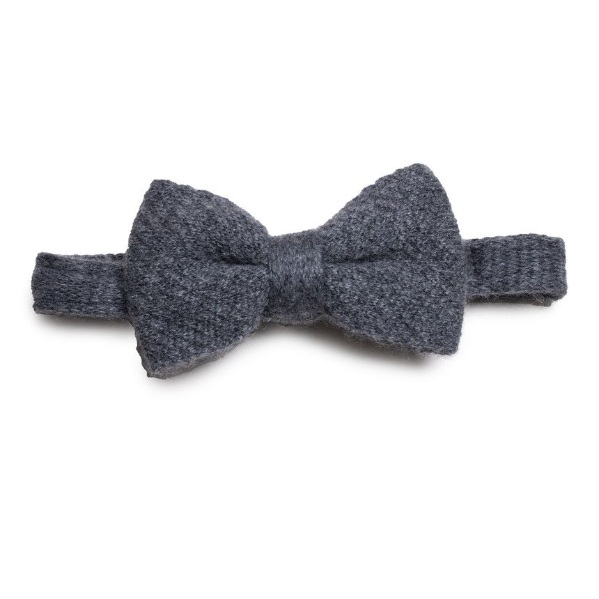 Burberry Burberry, grey knitted bow tie Size ONE SIZE - 1 Thumbnail