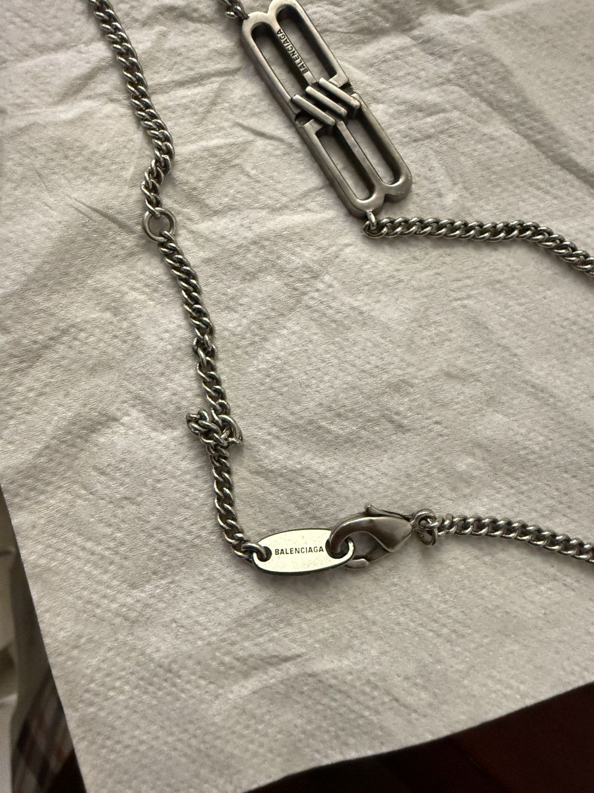 Balenciaga balenciaga bb icon necklace Size ONE SIZE - 3 Thumbnail