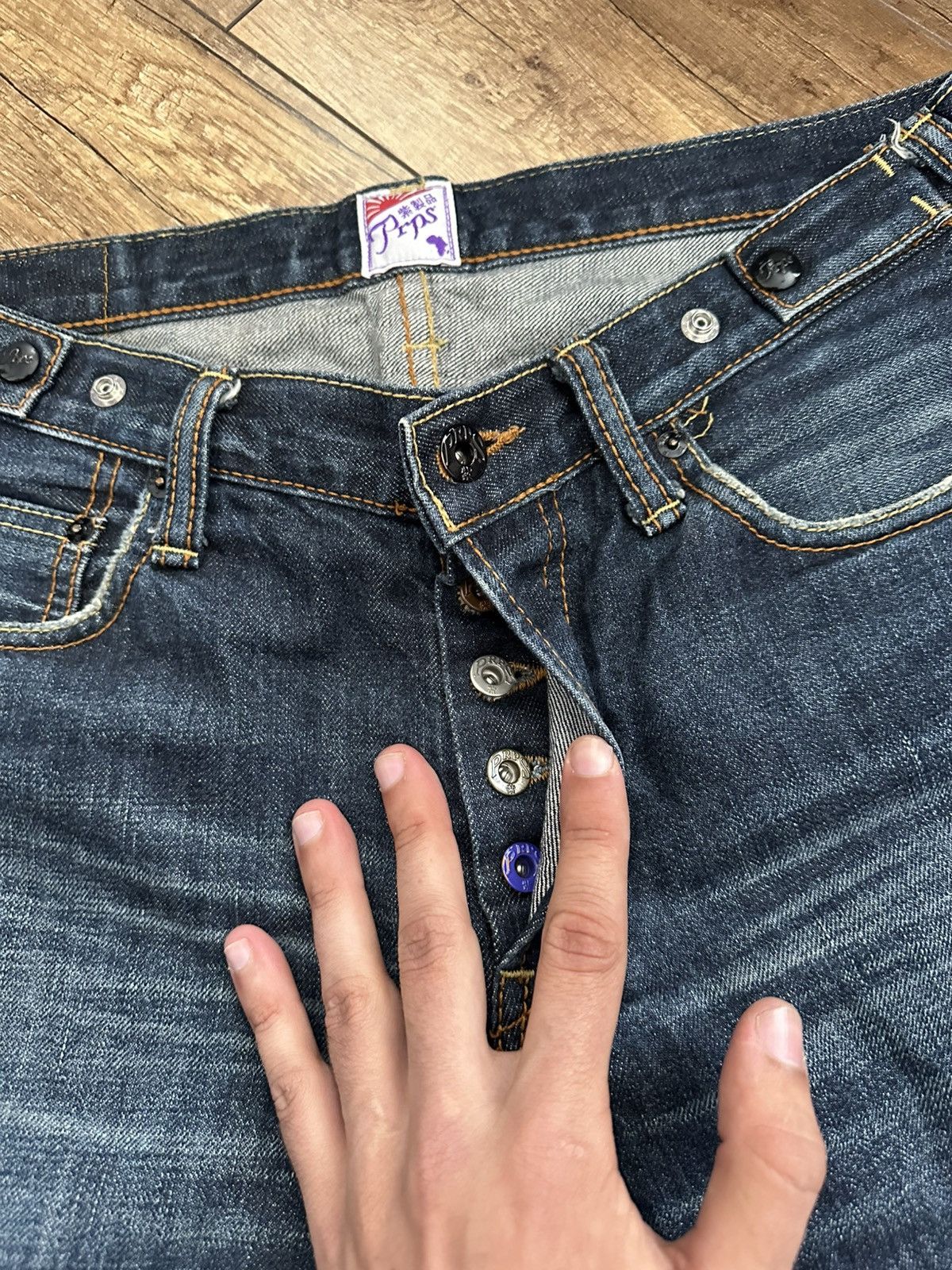 Prps PRPS Japanese Denim Jeans Pants Size US 32 / EU 48 - 9 Thumbnail