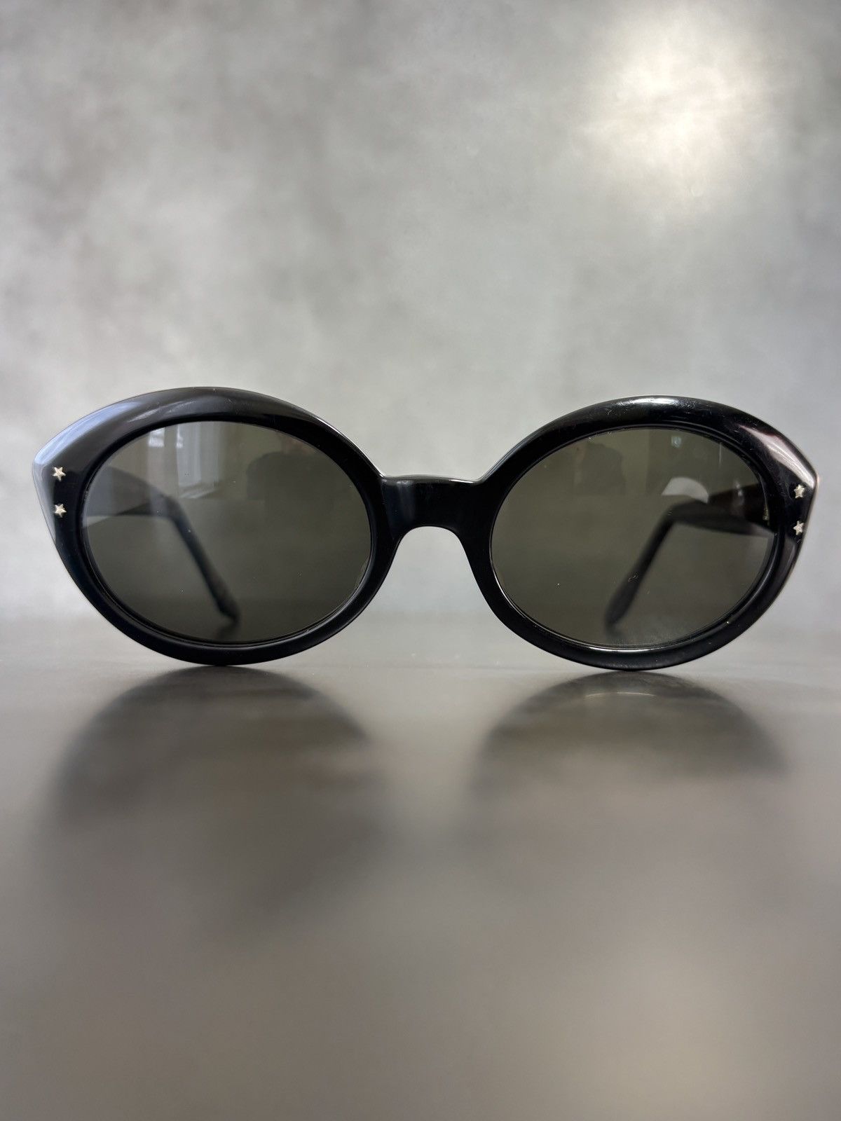 Vintage 1960s Sunglasses Frames True Vintage Cat Eye Oval France USA Size ONE SIZE - 7 Thumbnail