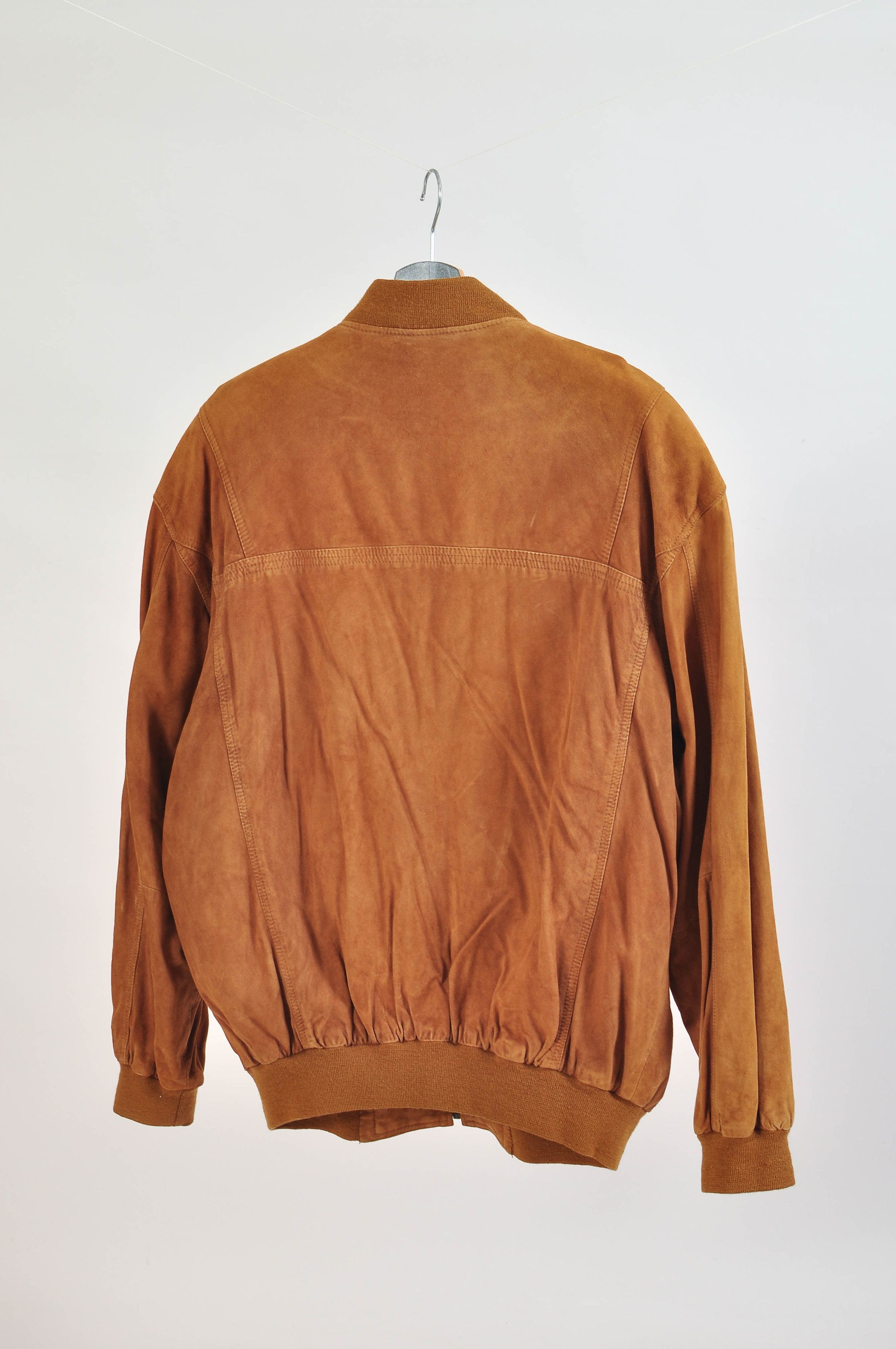 McGregor Vintage 70s suede leather bomber jacket Size US XXL / EU 58 / 5 - 3 Thumbnail