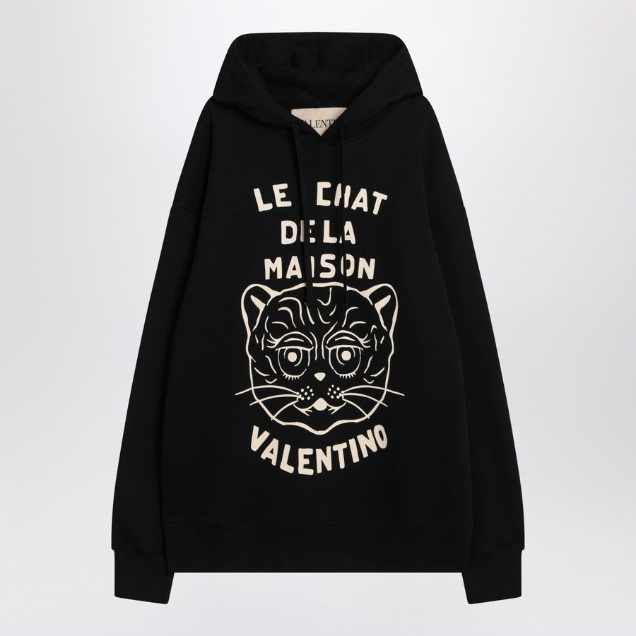 Valentino o1d2blof1025 Sweatshirt Hoodie in Black Size US L / EU 52-54 / 3 - 1 Thumbnail
