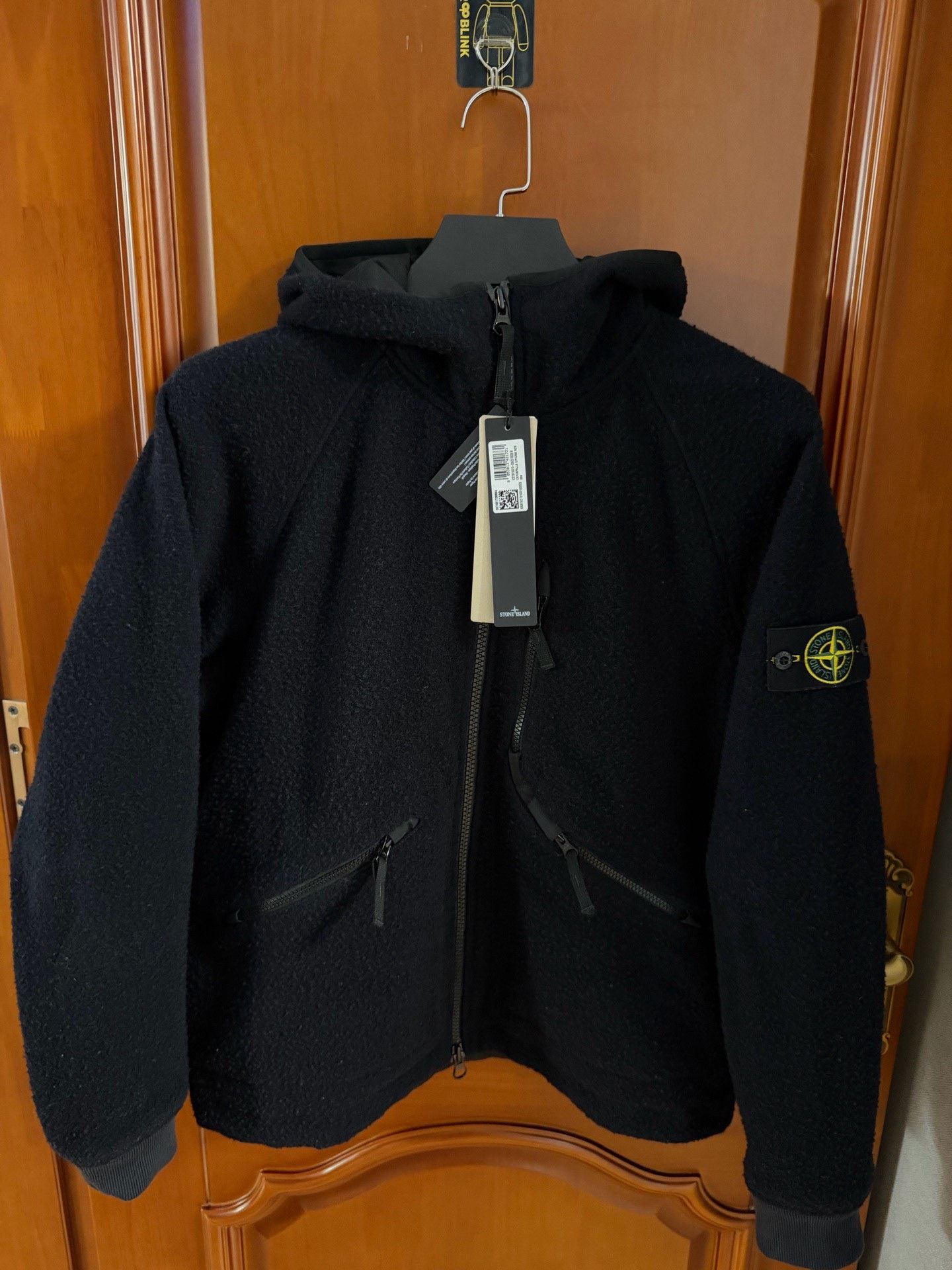 Stone Island Stone Island Fleece Black Light Jacket m Men Size US M / EU 48-50 / 2 - 1 Thumbnail