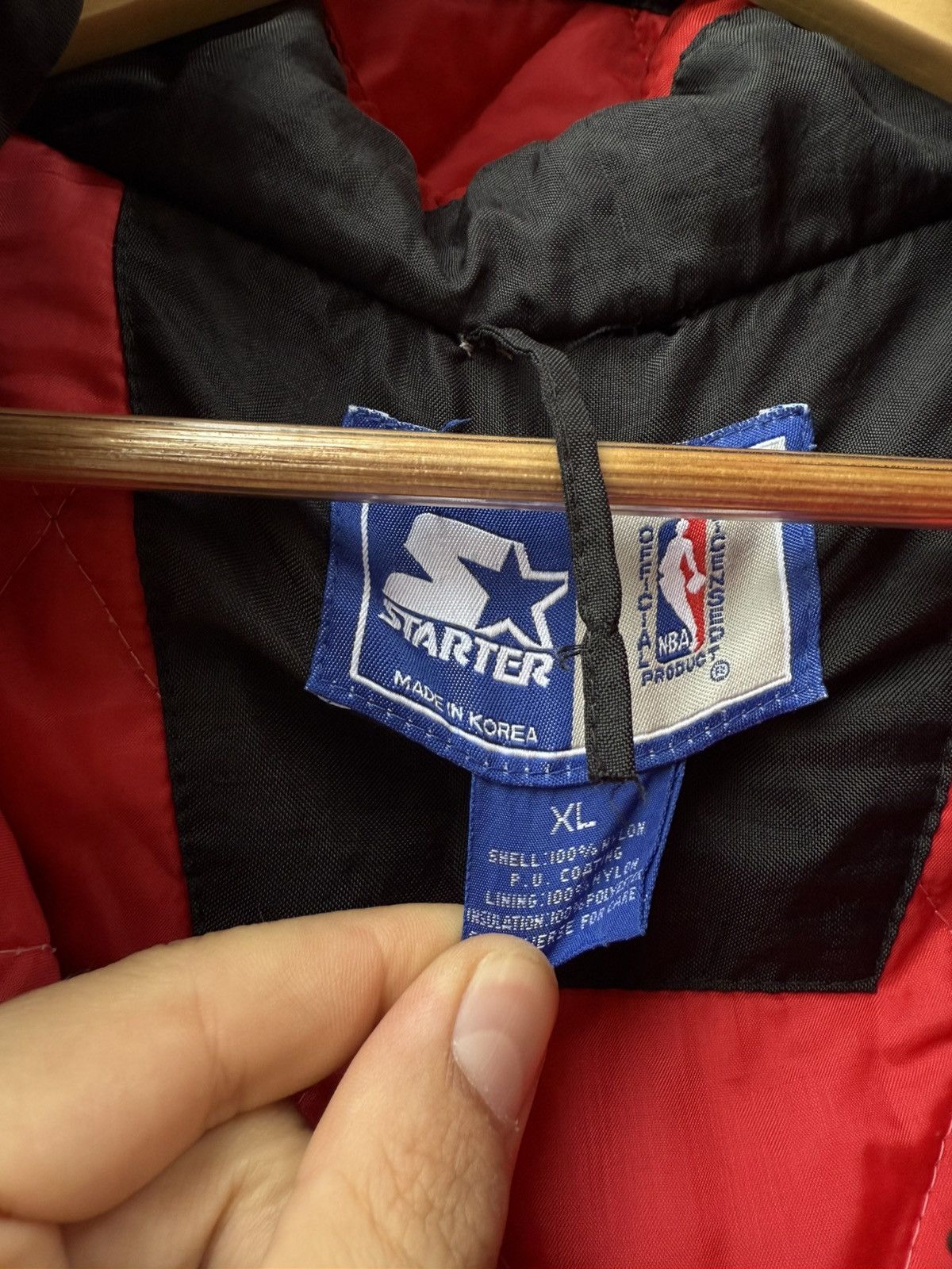 Starter 90’s Starter Chocago Bull Jacket nba usa streetwear vintage Size US XL / EU 56 / 4 - 13 Thumbnail