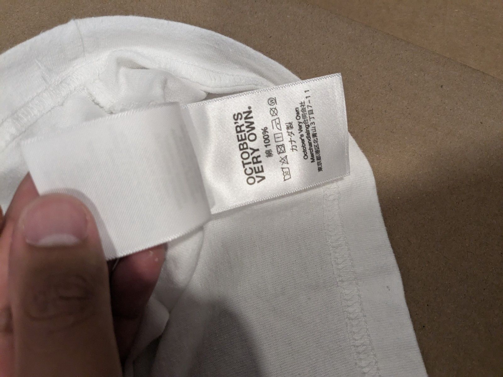 October's Very Own OVO OWL FLOCK T-SHIRT WHITE Men size large Worn once 2022 Size US L / EU 52-54 / 3 - 4 Thumbnail
