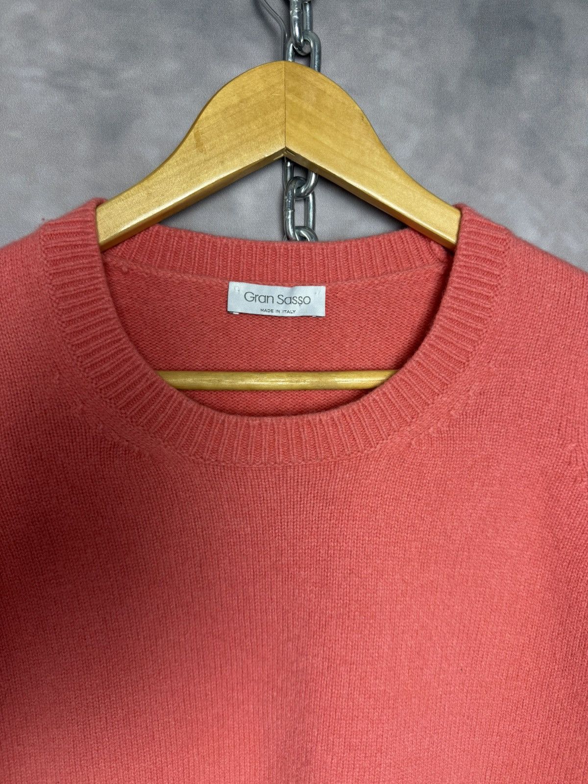 Gran Sasso Gran Sasso Sweater Knit Pink Wool Womens size 42 S Size S / US 4 / IT 40 - 8 Thumbnail