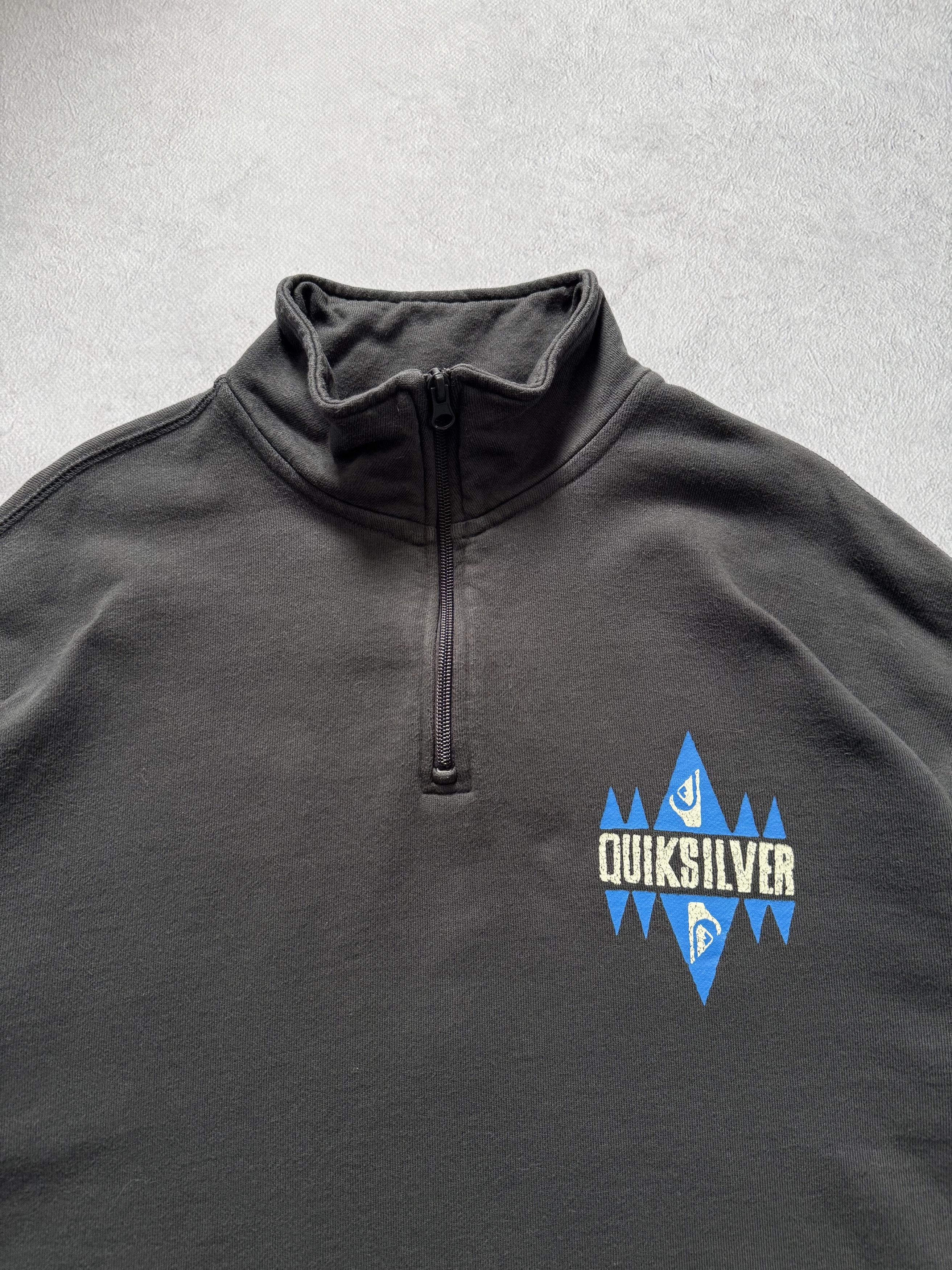 Quiksilver Quiksilver 1/3 Zip Sweatshirt Pullover Big Logo Size US S / EU 44-46 / 1 - 4 Thumbnail