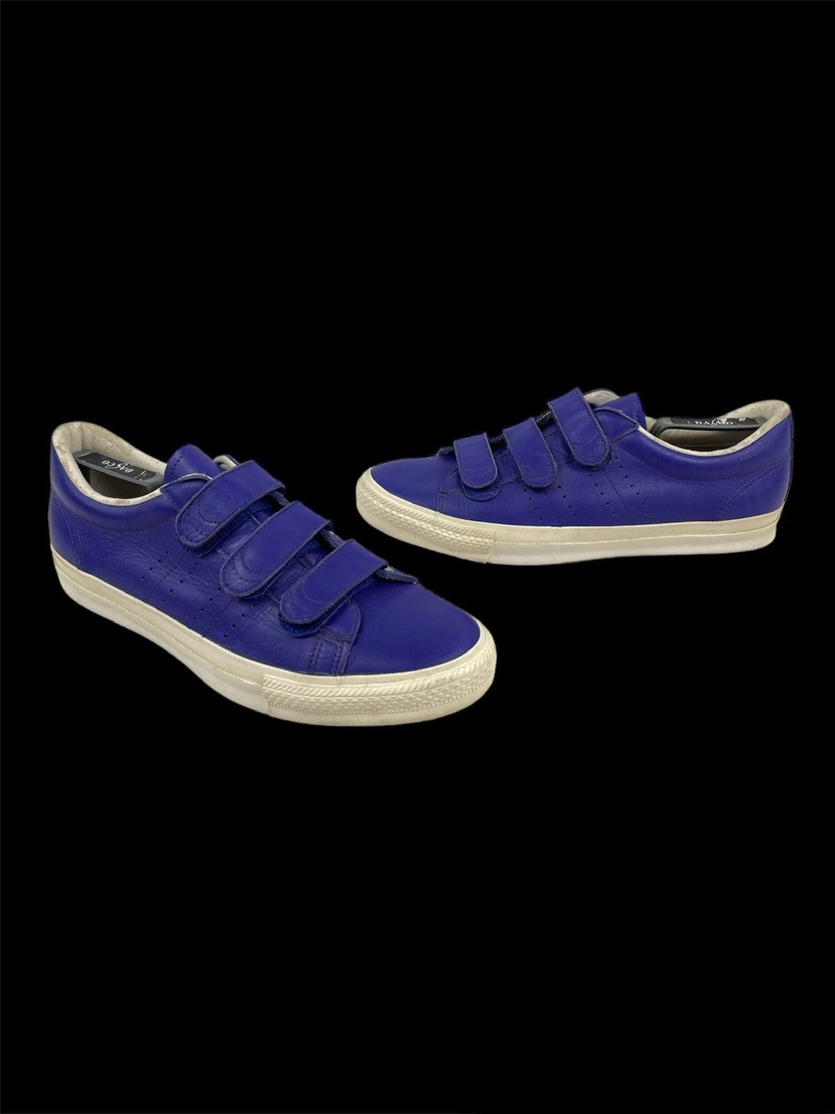 Kansai Yamamoto Y2K Y'S Japan Leather Strap Hook-Loop Sneakers Low-Top Shoes Size US 11.5 / EU 44-45 - 2 Thumbnail