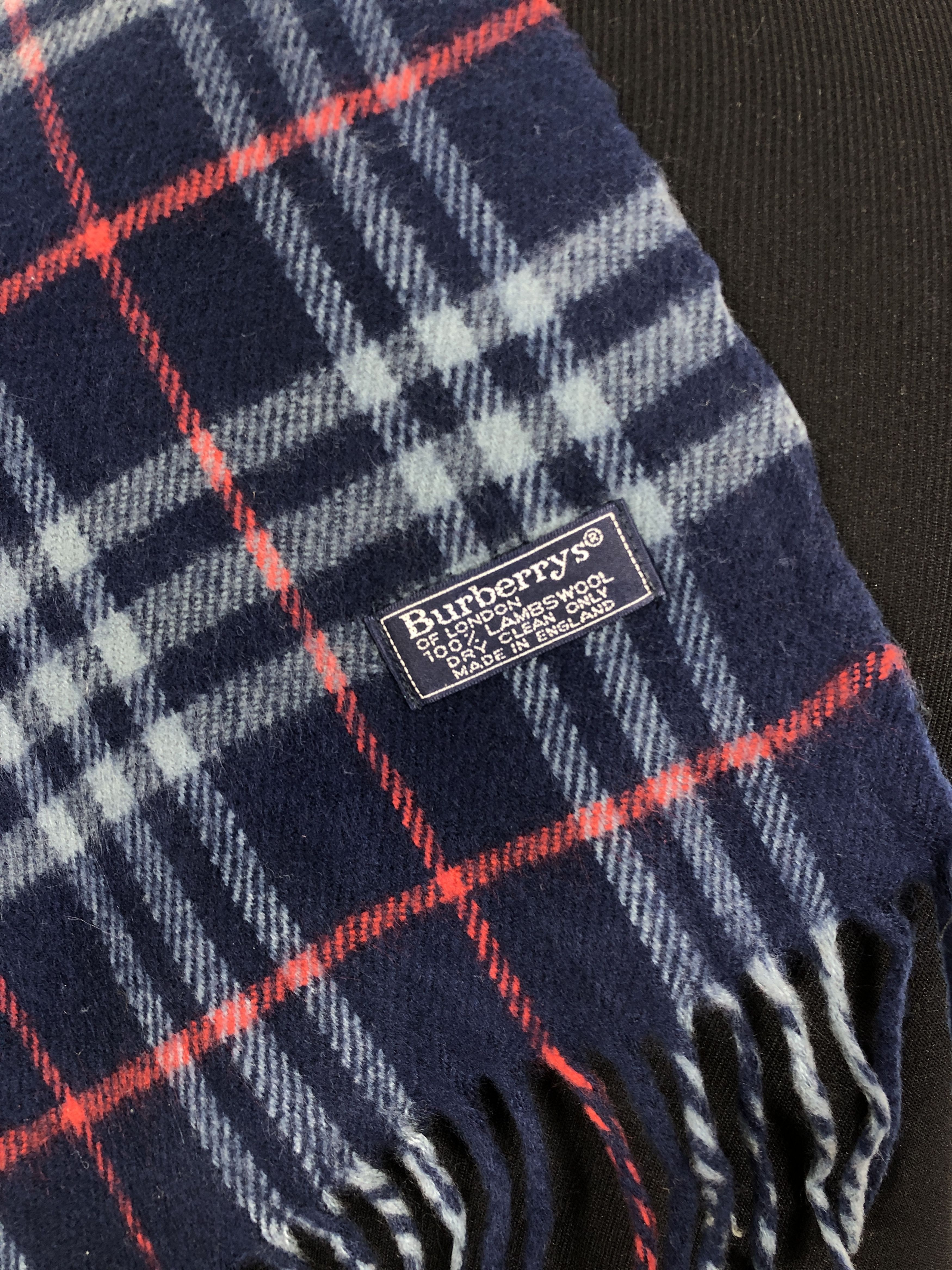 Burberry × Vintage Vintage Burberry Scarf Muffler MF030 Size ONE SIZE - 3 Thumbnail