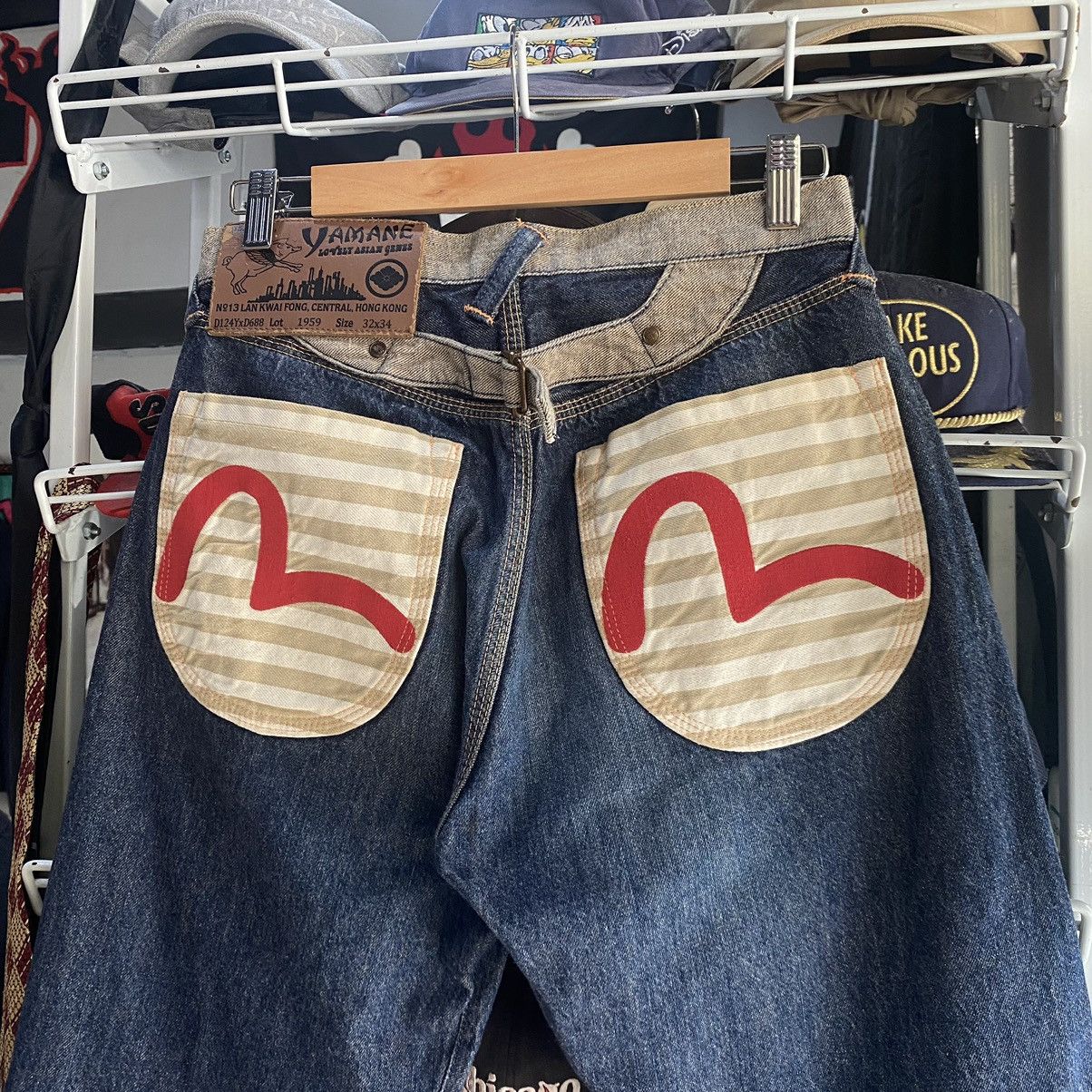Evisu × Japanese Brand Evisu Lot.1959 Yamane Denim Jeans Selvedges Size US 29 - 3 Thumbnail