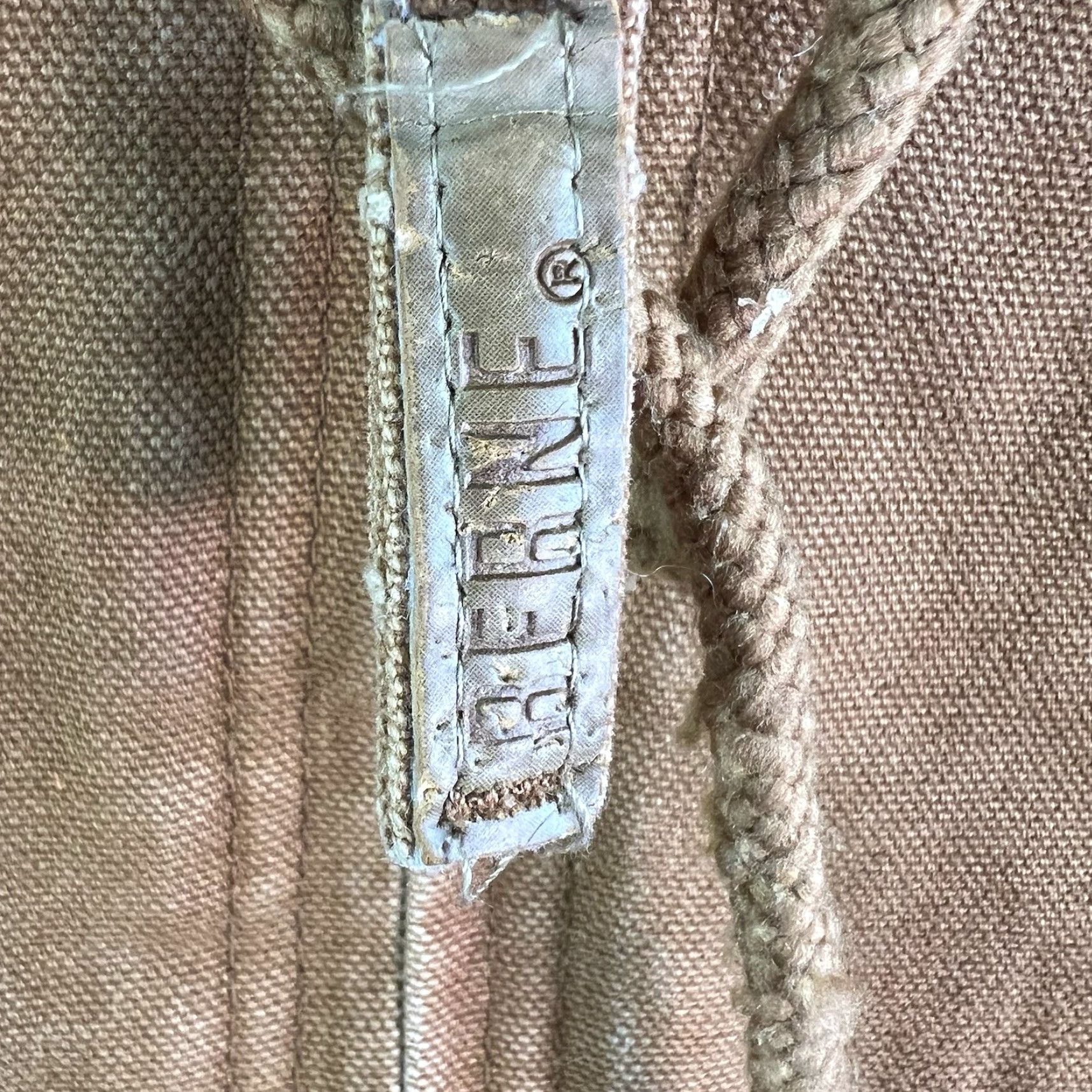 Vintage VINTAGE Berne Hooded Full Zip Duck Chore Coat Jacket Mens L Tan Lined HJ375TBC Size US L / EU 52-54 / 3 - 5 Thumbnail
