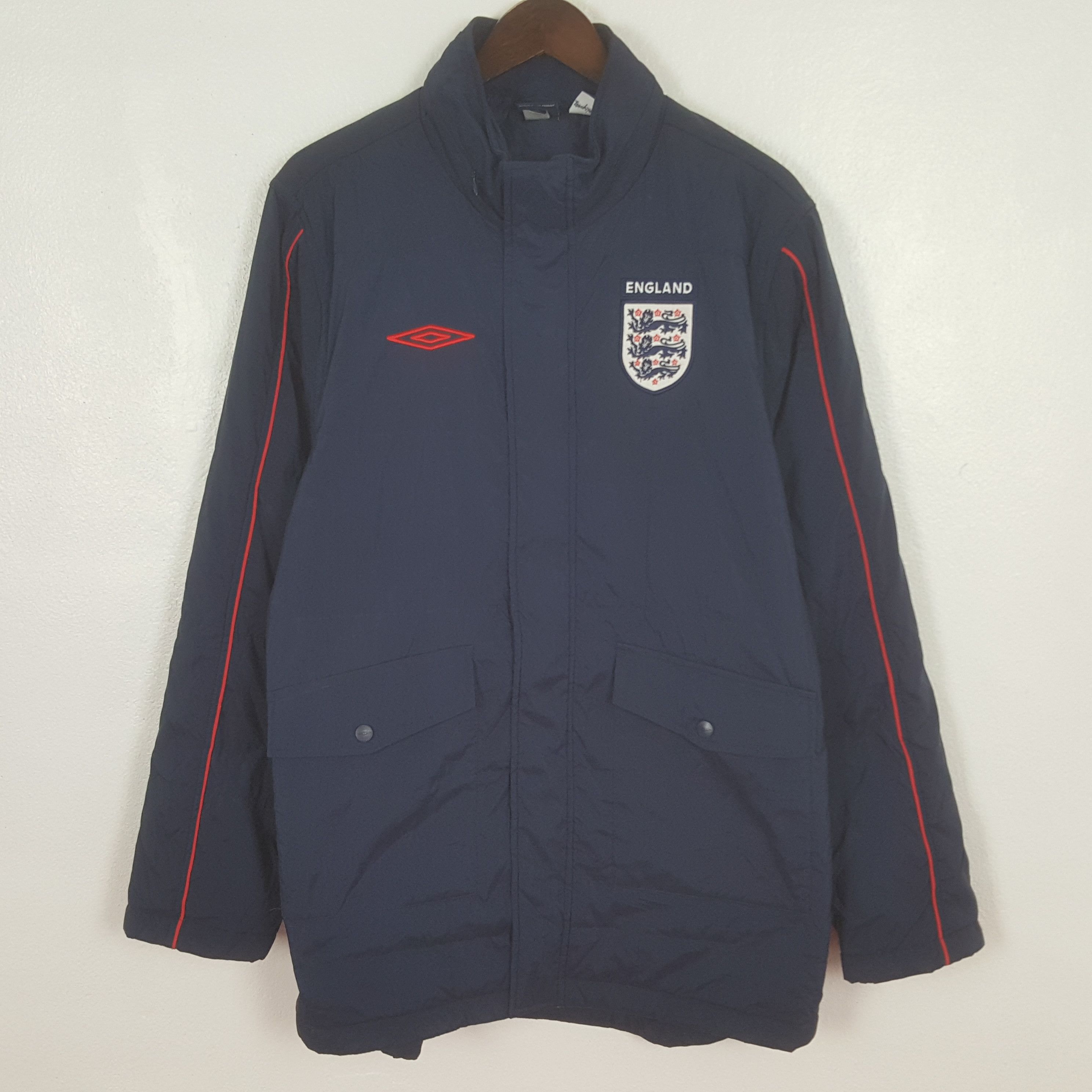 Umbro Vintage Umbro England Nation Football Winter Jacket Size XS / US 0-2 / IT 36-38 - 1 Thumbnail
