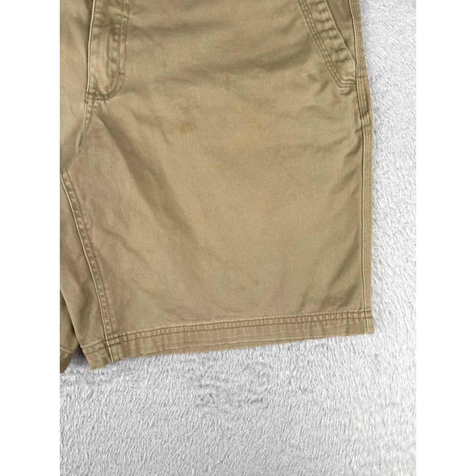 Vintage Cabela's Men's Shorts - Chino, 36x9, Beige, Cotton Canvas, Casual Hiking Camping, Regular Fit, Zip Fly, Pockets, 9" Inseam, Outdoor Gear, Mens Size US 36 / EU 52 - 2 Thumbnail